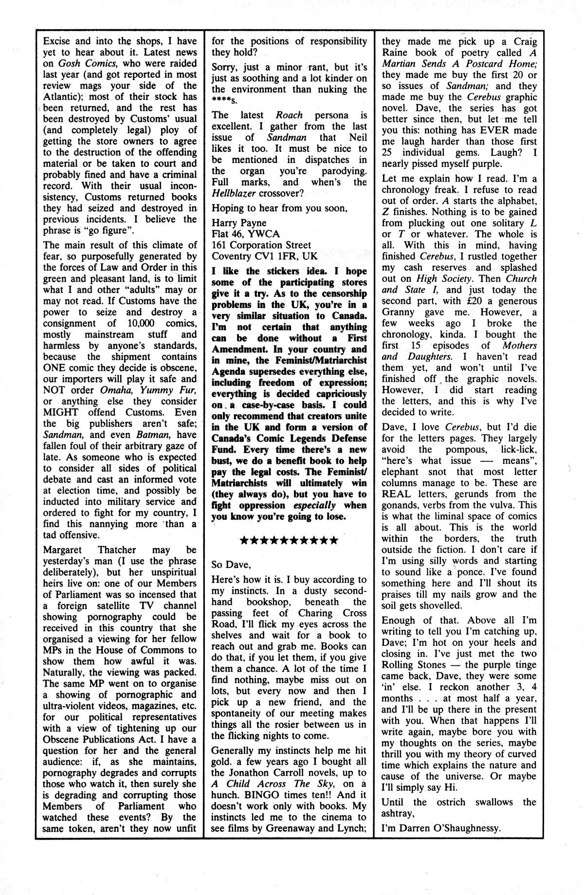 Read online Cerebus comic -  Issue #169 - 24