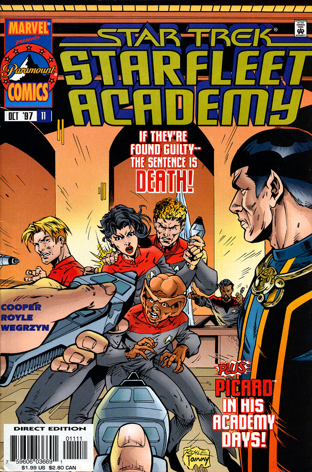 Read online Star Trek: Starfleet Academy (1996) comic -  Issue #11 - 1
