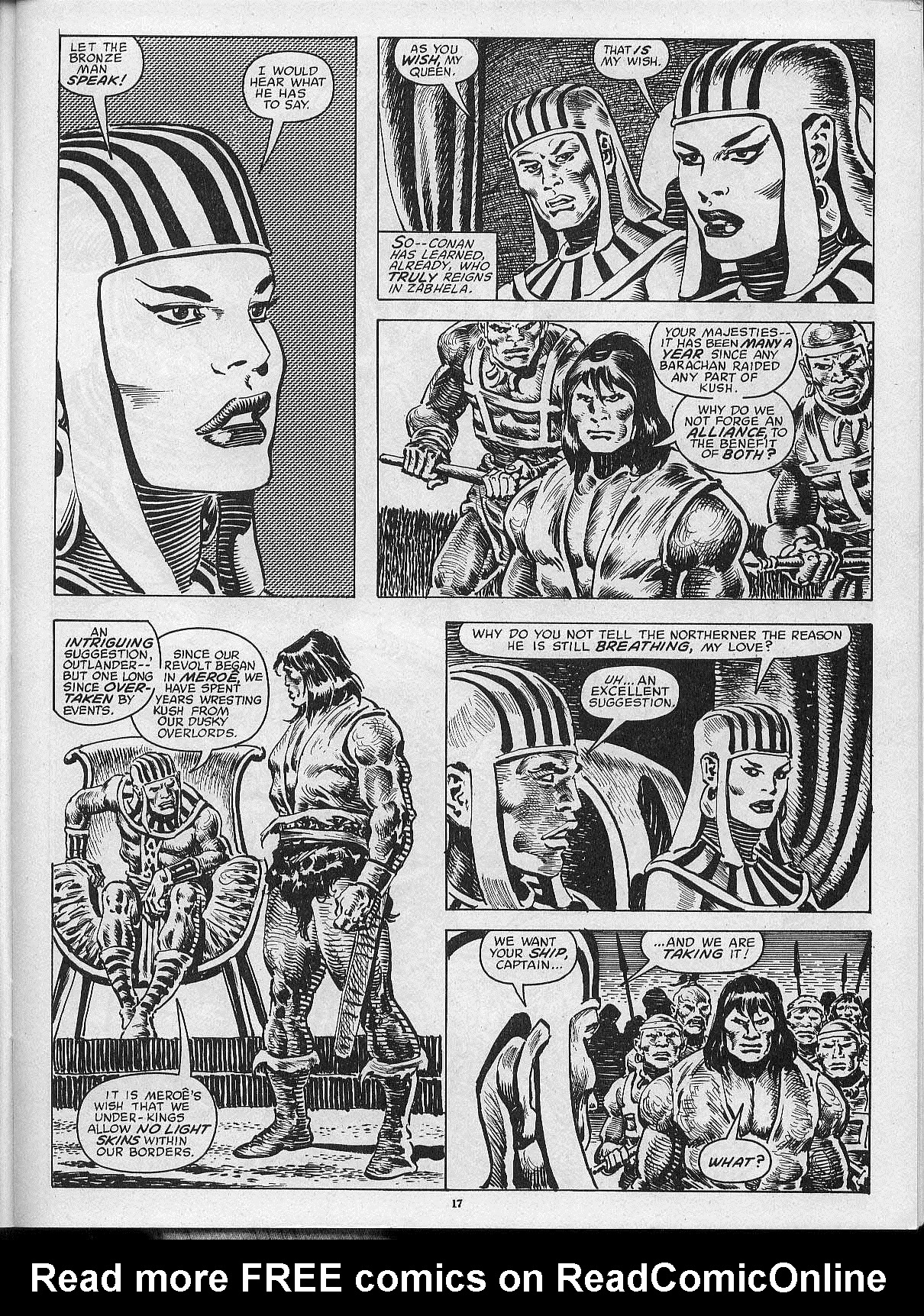 Read online The Savage Sword Of Conan comic -  Issue #202 - 19