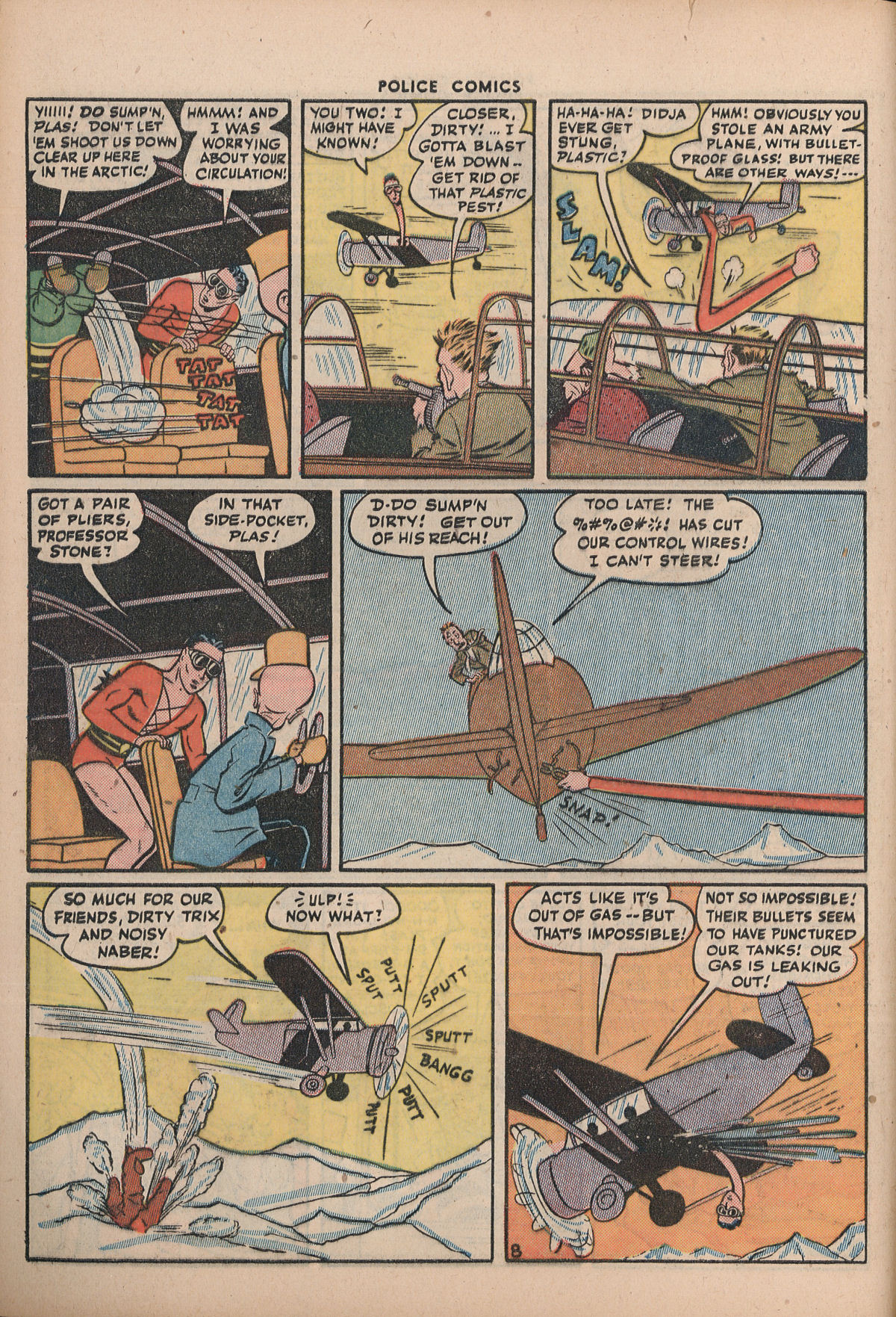 Read online Police Comics comic -  Issue #43 - 10