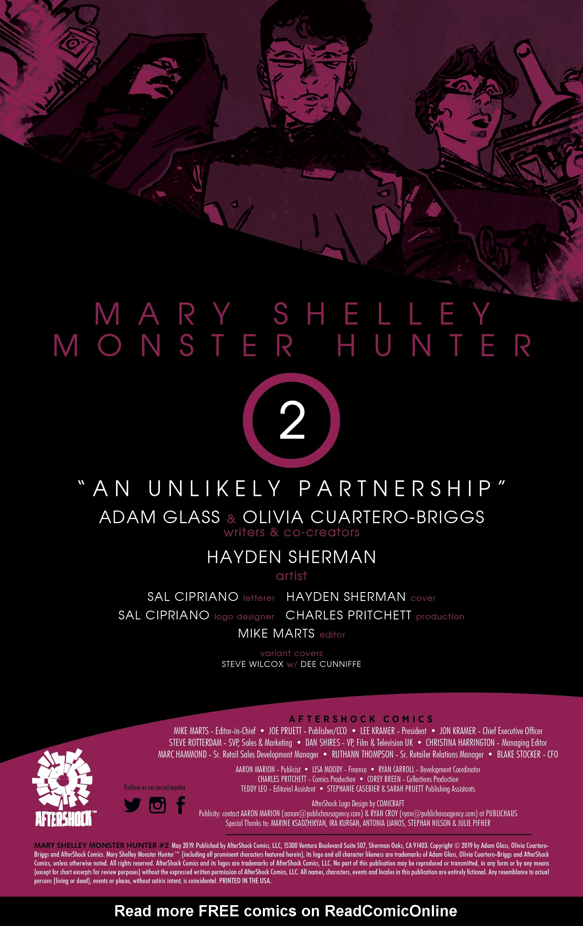 Read online Mary Shelley Monster Hunter comic -  Issue #2 - 2