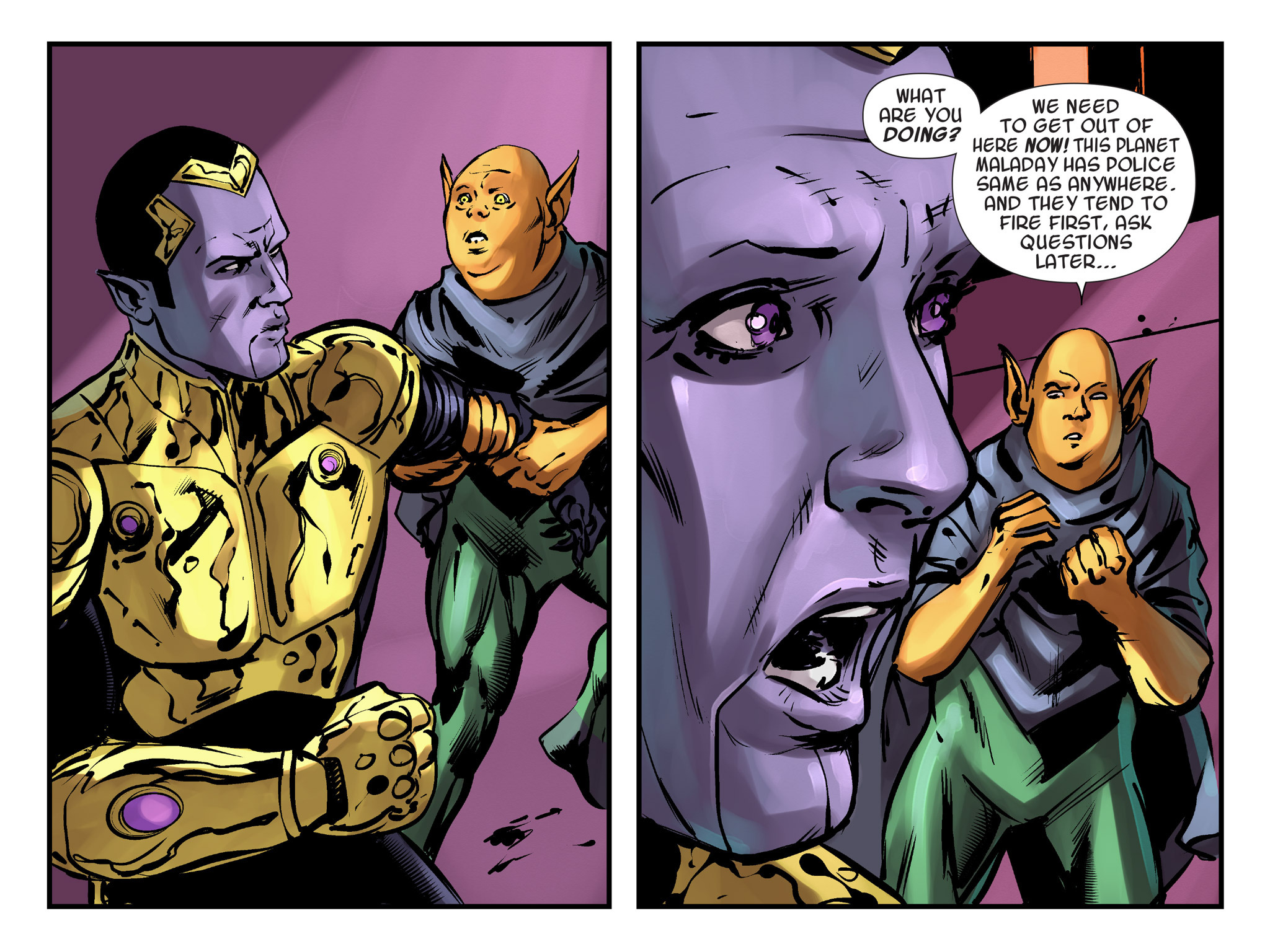 Read online Thanos: A God Up There Listening comic -  Issue # TPB - 255