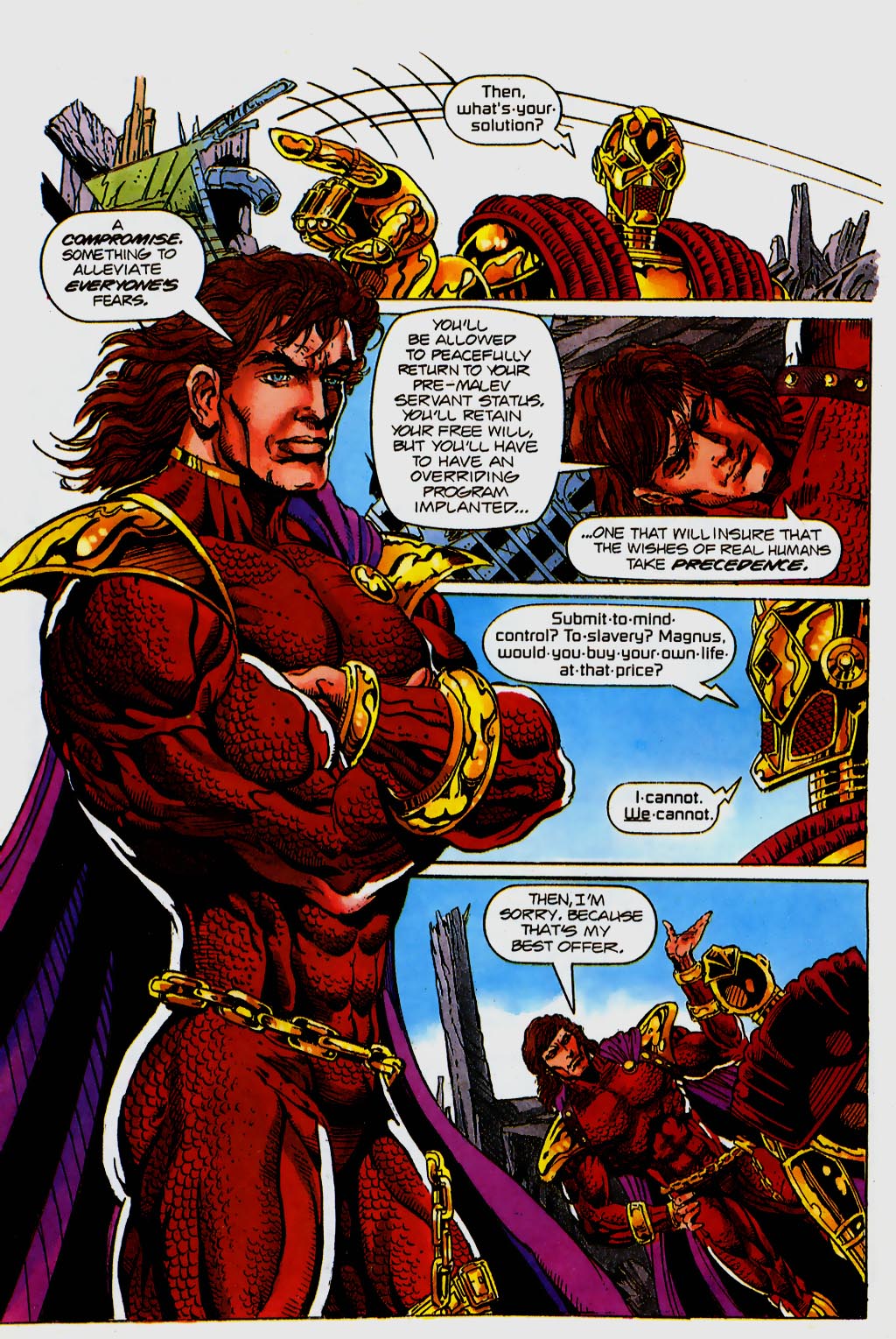 Read online Magnus Robot Fighter (1991) comic -  Issue #47 - 19