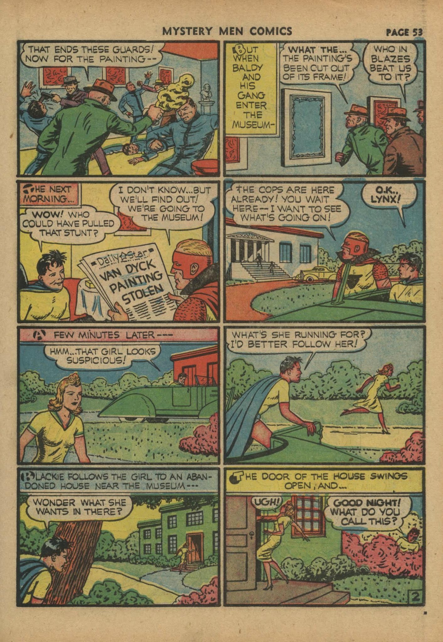 Read online Mystery Men Comics comic -  Issue #19 - 55