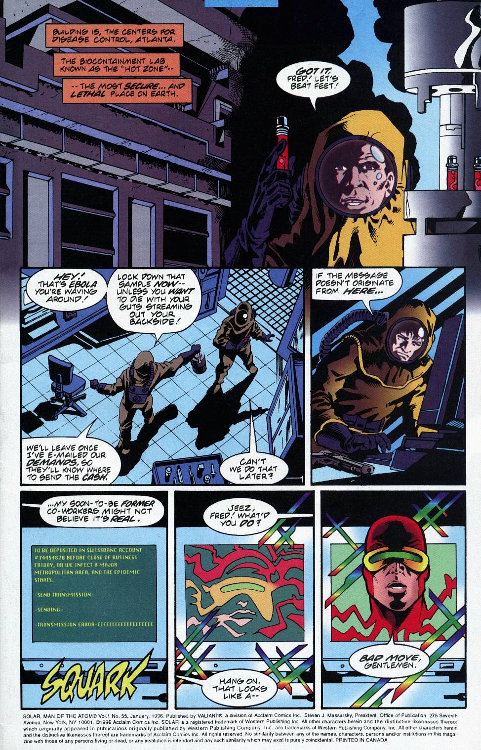 Read online Solar, Man of the Atom comic -  Issue #55 - 2