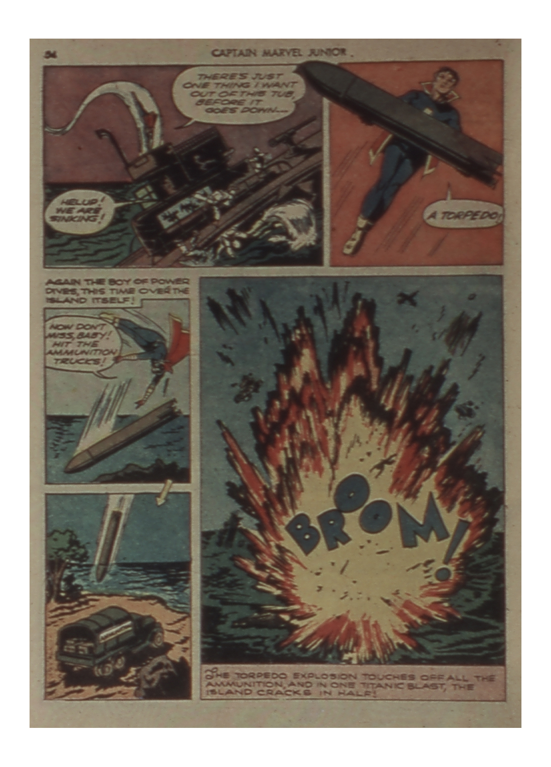 Read online Captain Marvel, Jr. comic -  Issue #4 - 55
