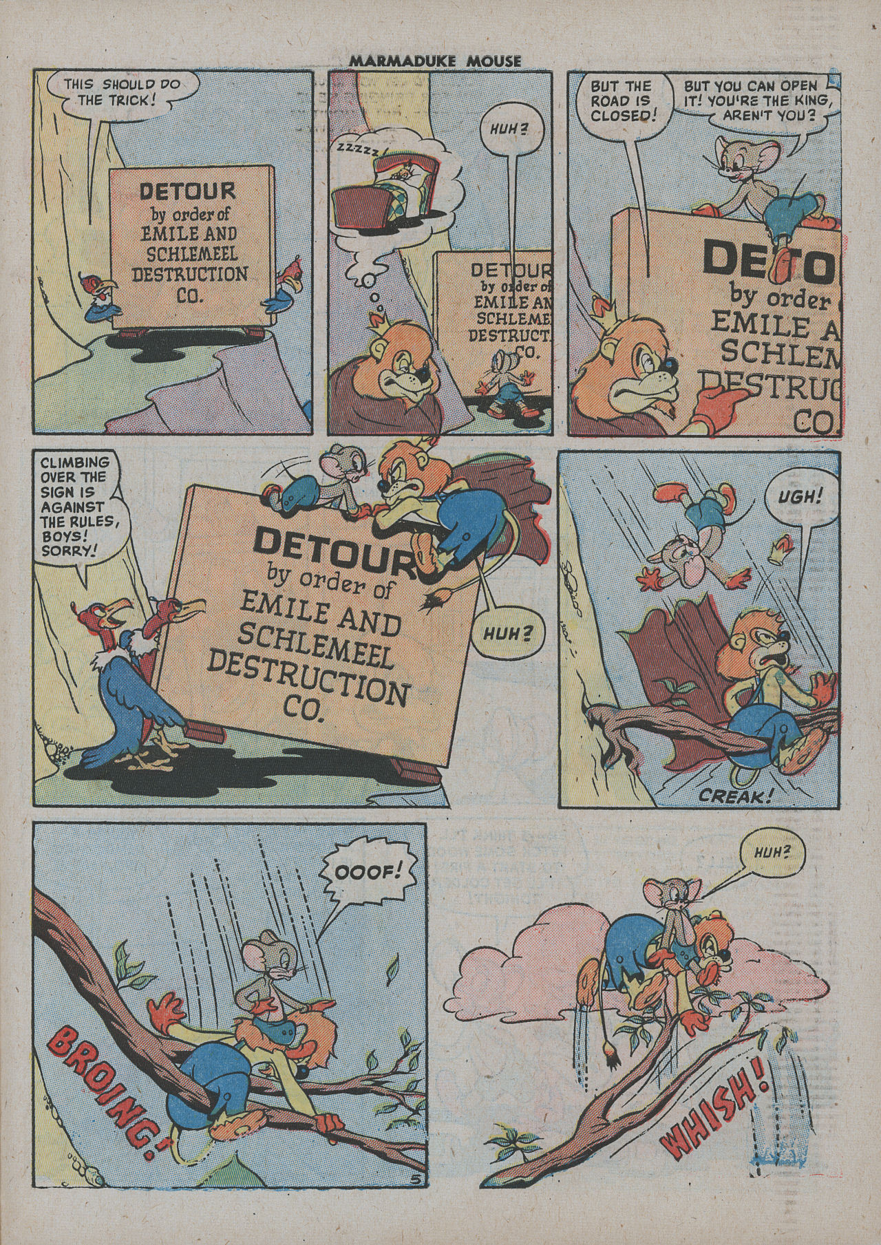 Read online Marmaduke Mouse comic -  Issue #28 - 32