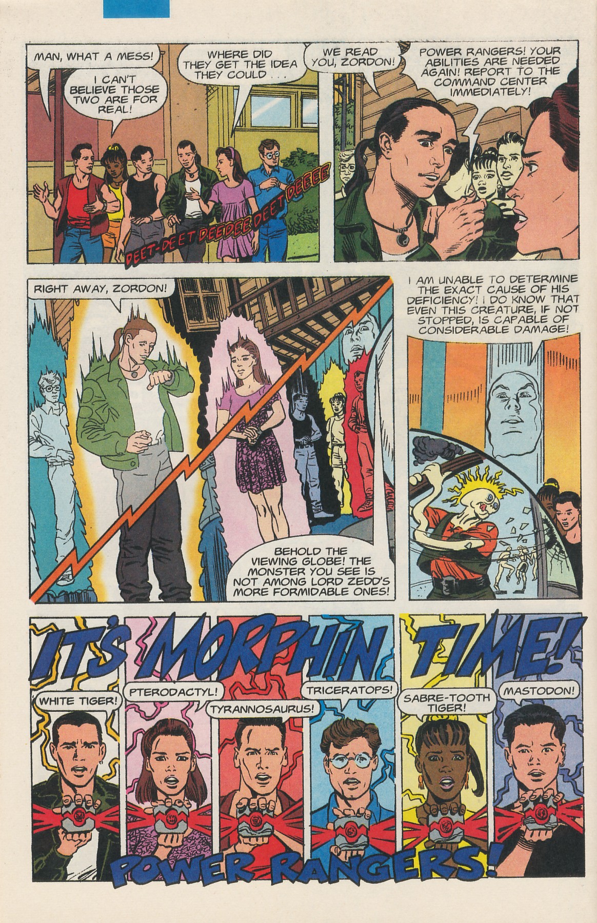 Read online Saban's Mighty Morphin Power Rangers (1995) comic -  Issue #1 - 10