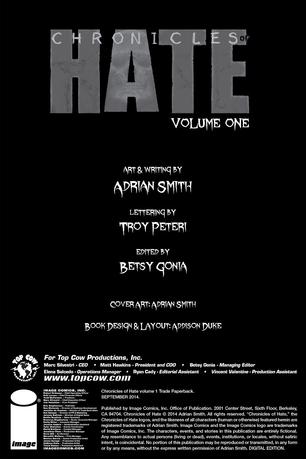 Chronicles of Hate issue TPB 1 - Page 4