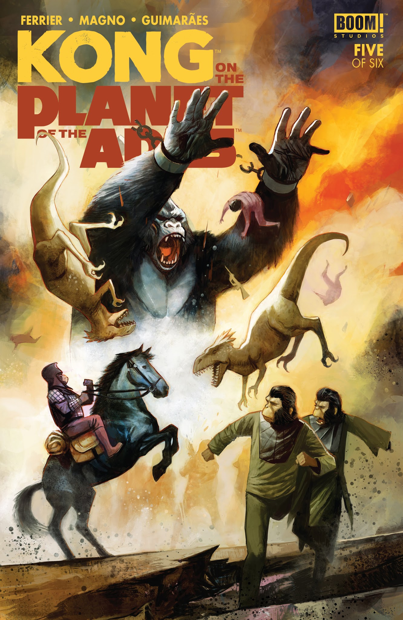 Read online Kong on the Planet of the Apes comic -  Issue #5 - 1