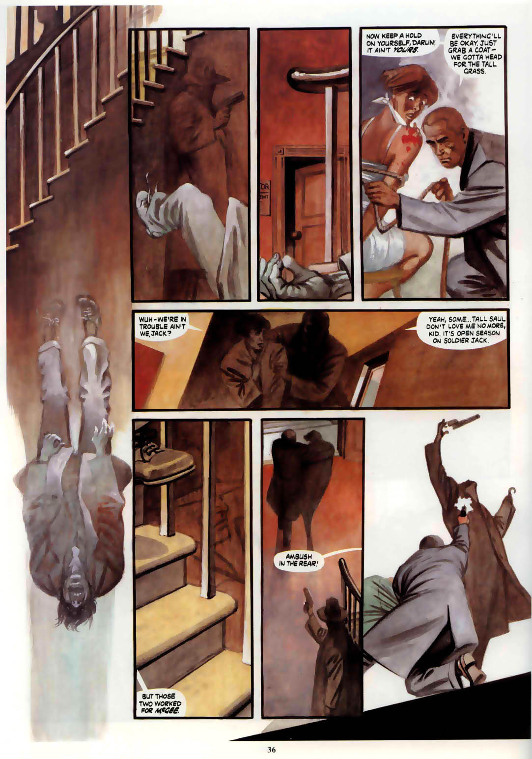 Read online Marvel Graphic Novel comic -  Issue #6 Night Raven - House of Cards - 35