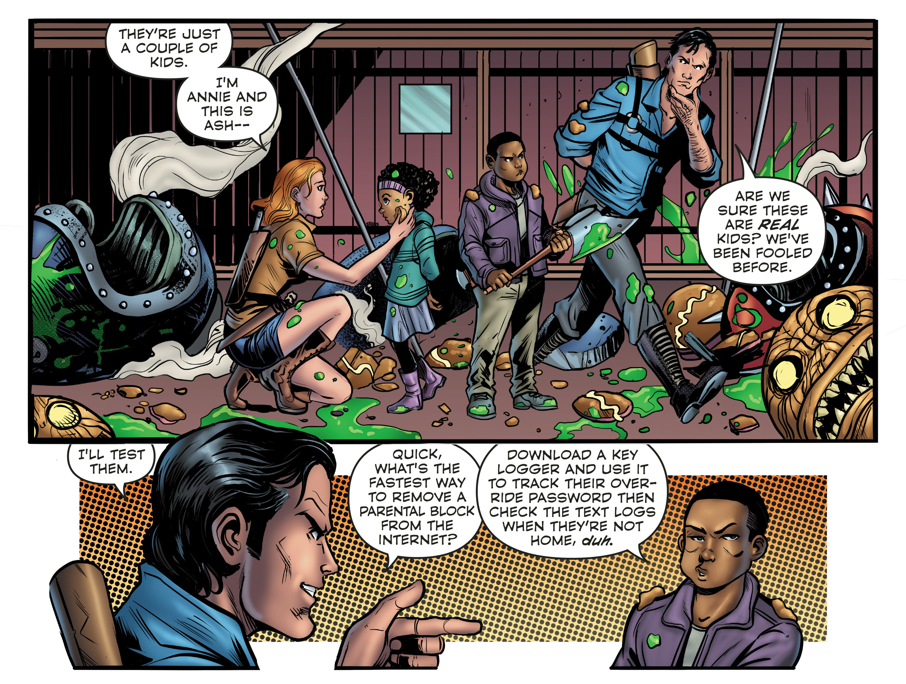 Read online Evil Dead 2: A Merry Deadite X-Mas comic -  Issue #2 - 4