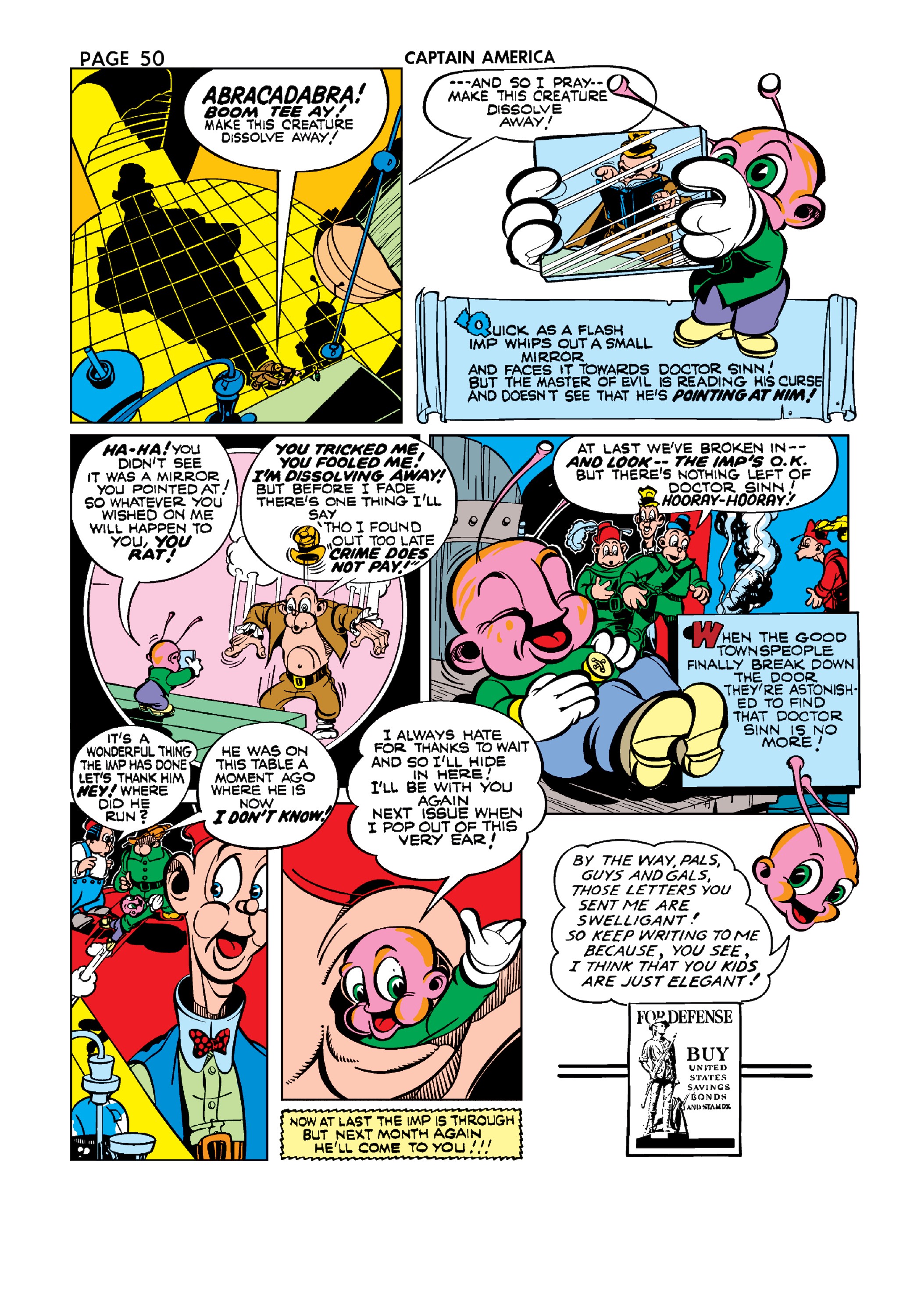 Read online Marvel Masterworks: Golden Age Captain America comic -  Issue # TPB 4 (Part 1) - 59