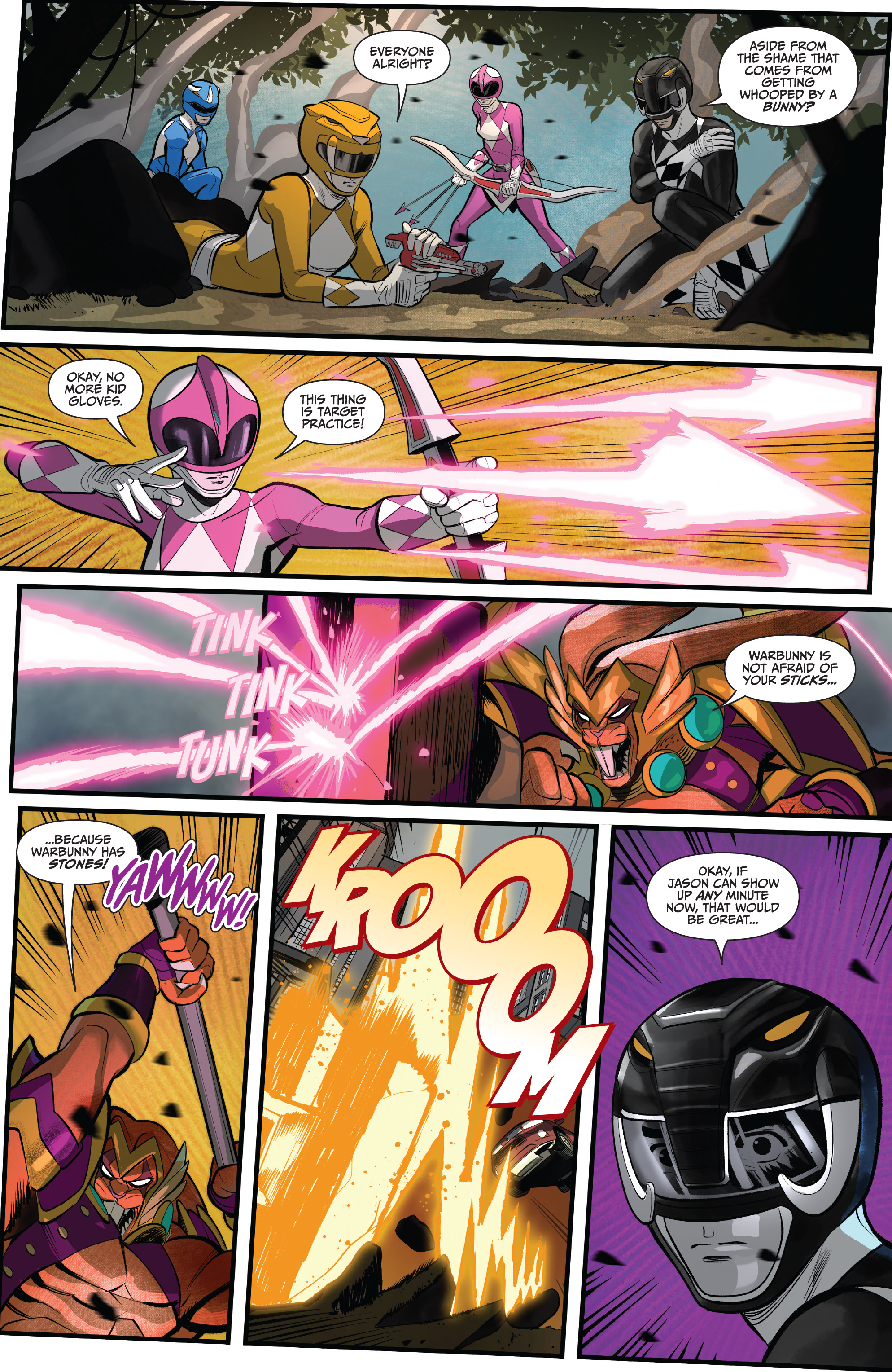Read online Saban's Go Go Power Rangers comic -  Issue #22 - 23