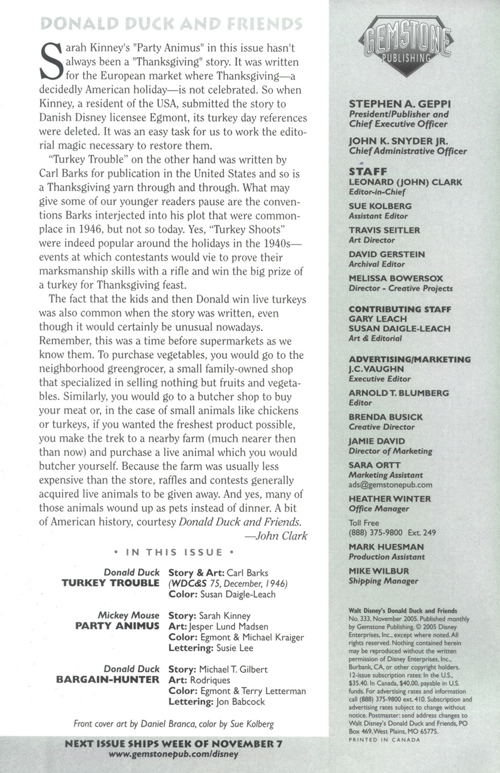 Read online Walt Disney's Donald Duck and Friends comic -  Issue #333 - 2