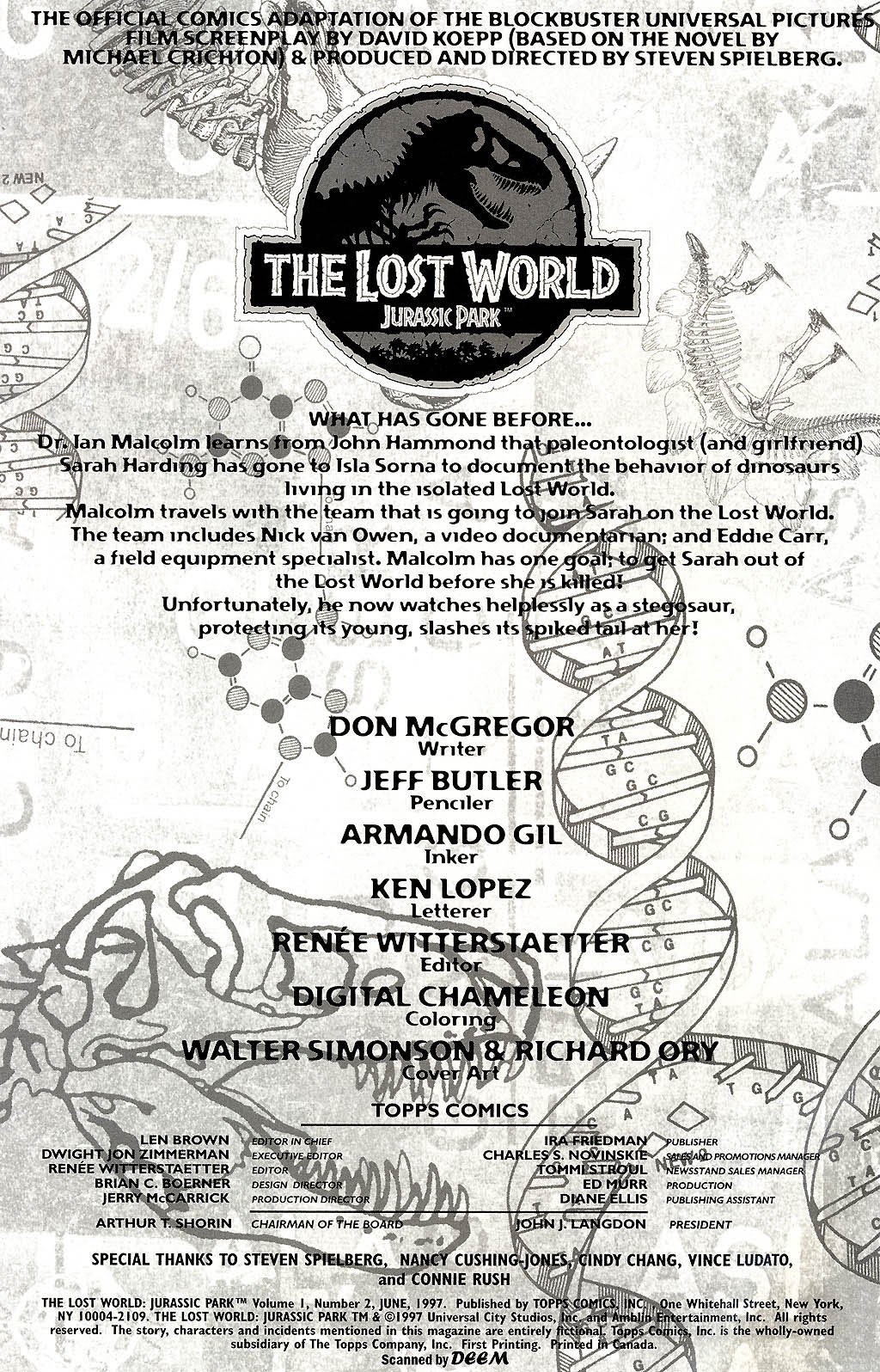 Read online The Lost World: Jurassic Park comic -  Issue #2 - 2