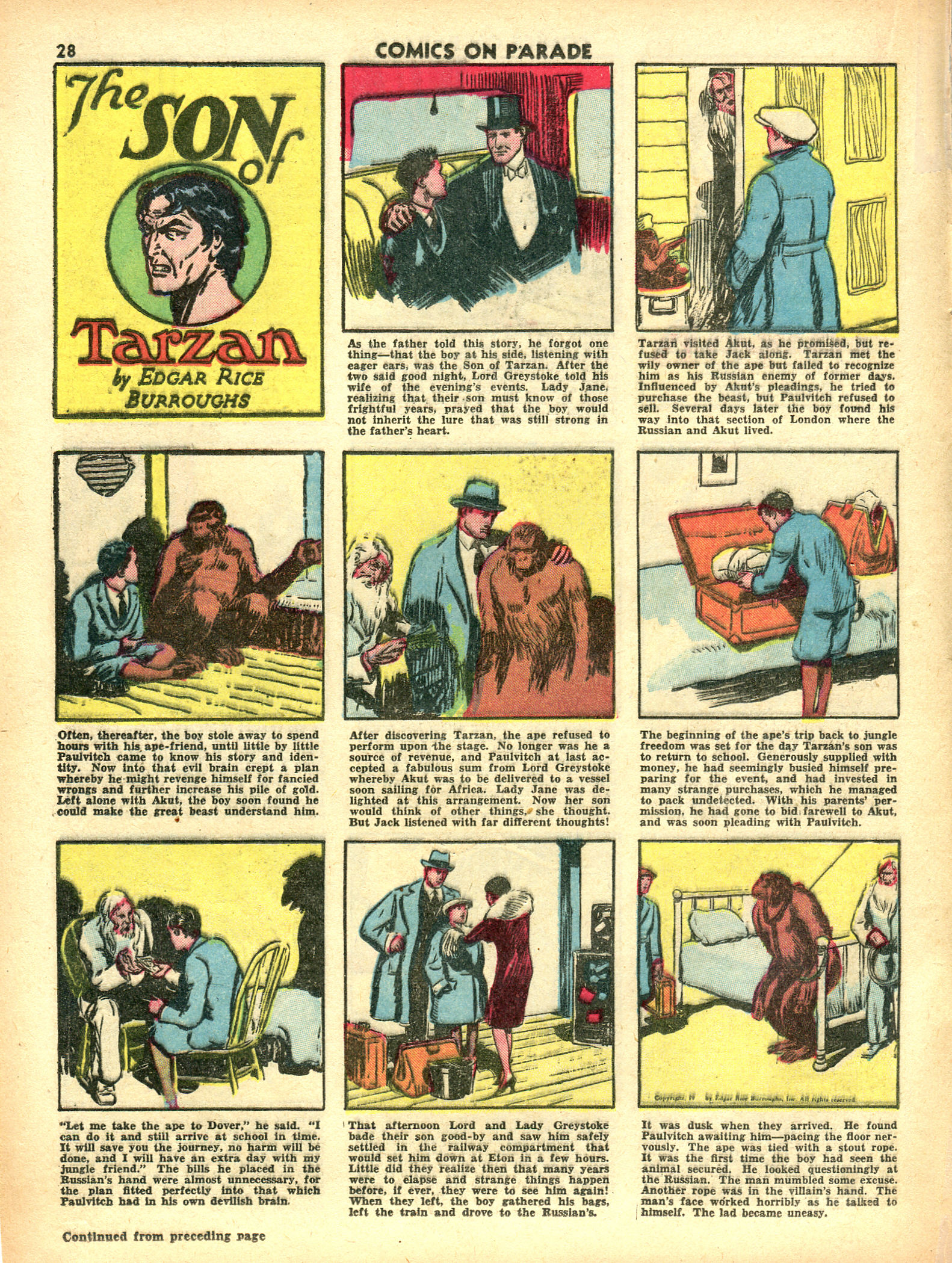 Read online Comics on Parade comic -  Issue #23 - 30