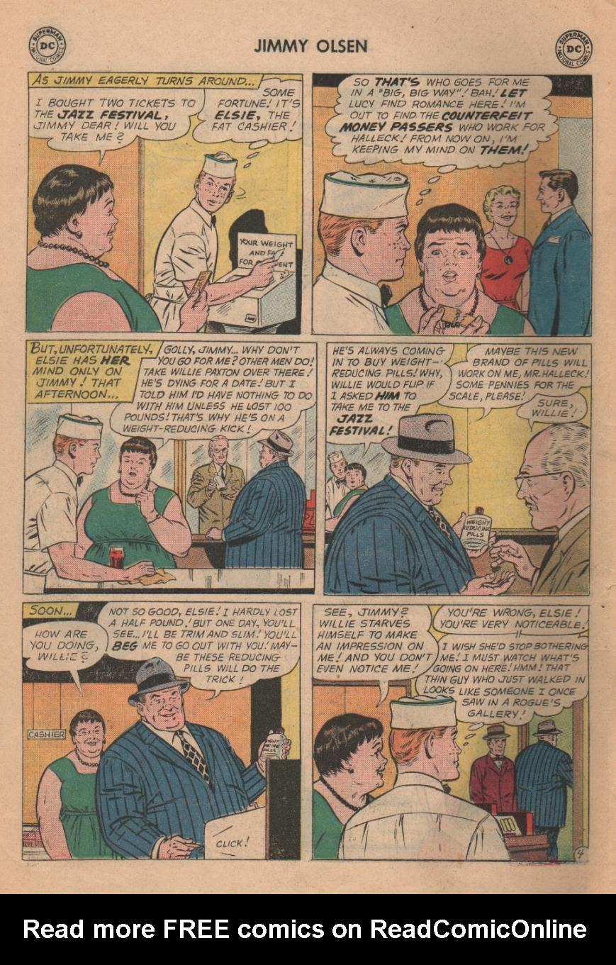 Read online Superman's Pal Jimmy Olsen comic -  Issue #58 - 6