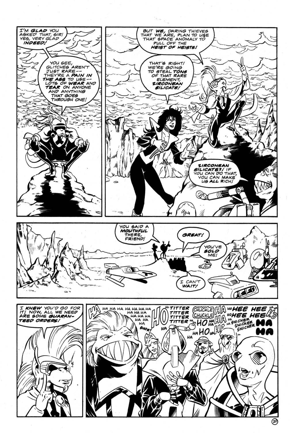 Read online Aristocratic Xtraterrestrial Time-Traveling Thieves comic -  Issue #4 - 22