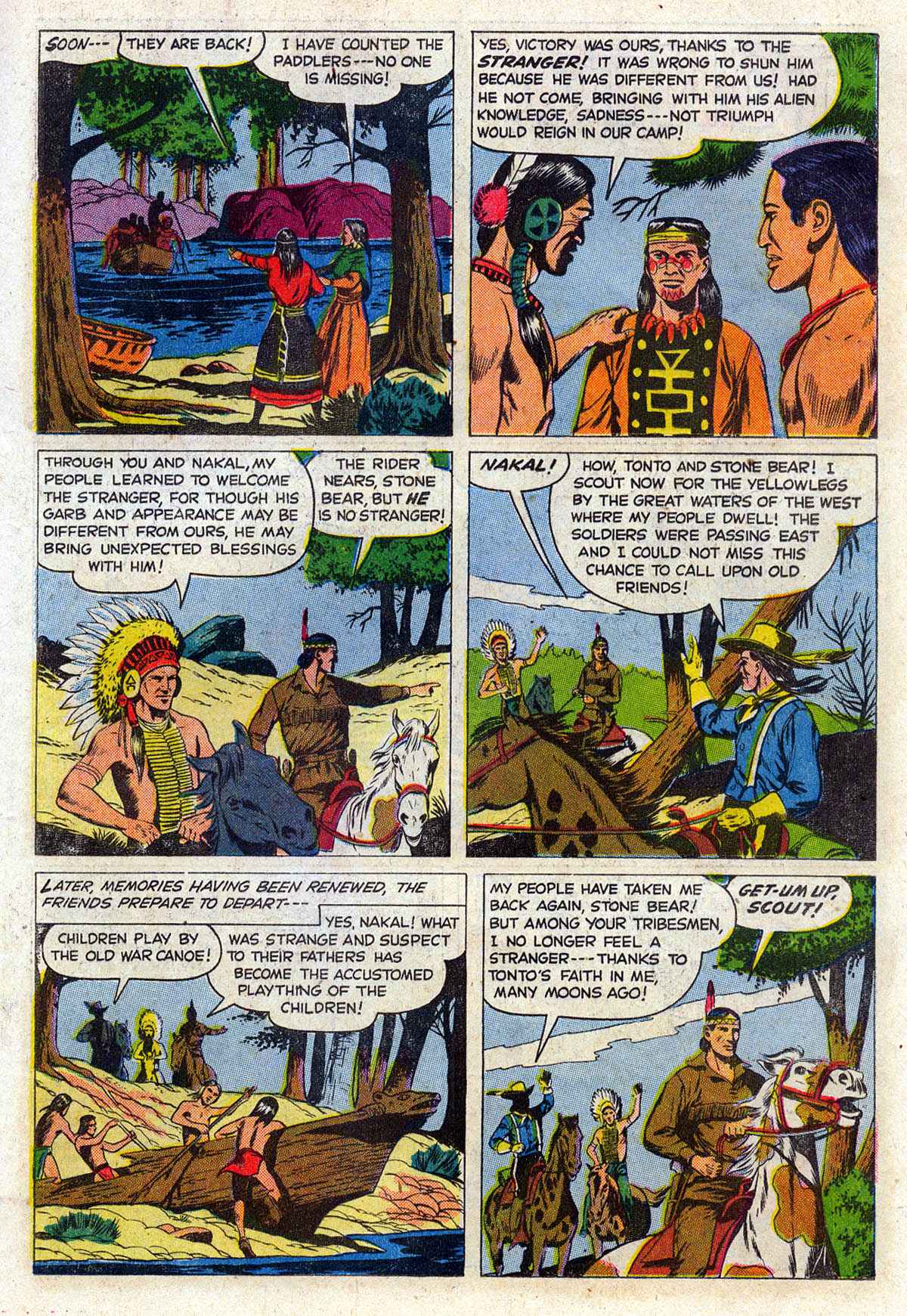 Read online Lone Ranger's Companion Tonto comic -  Issue #18 - 19