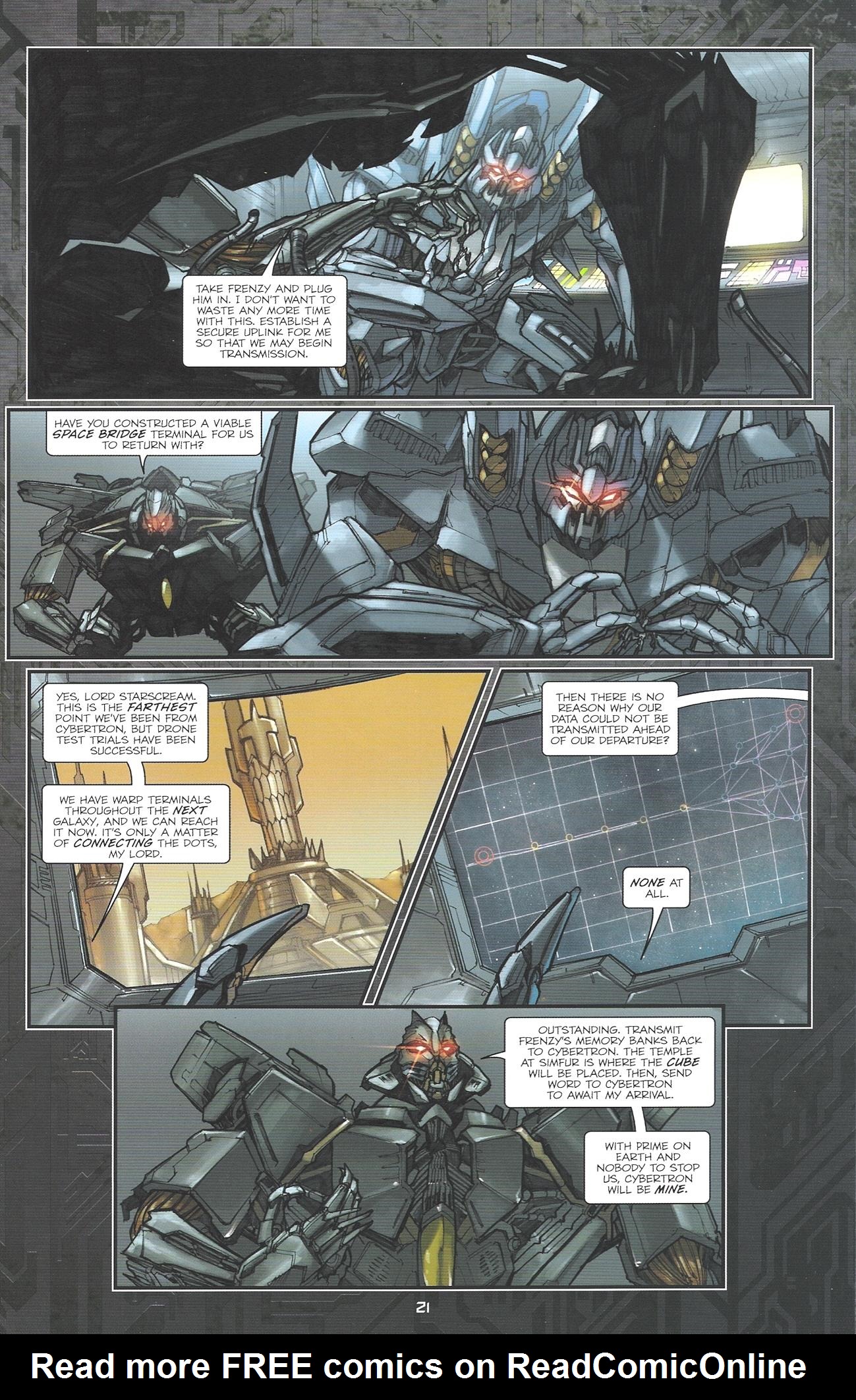 Read online Transformers: The Reign of Starscream comic -  Issue #2 - 23