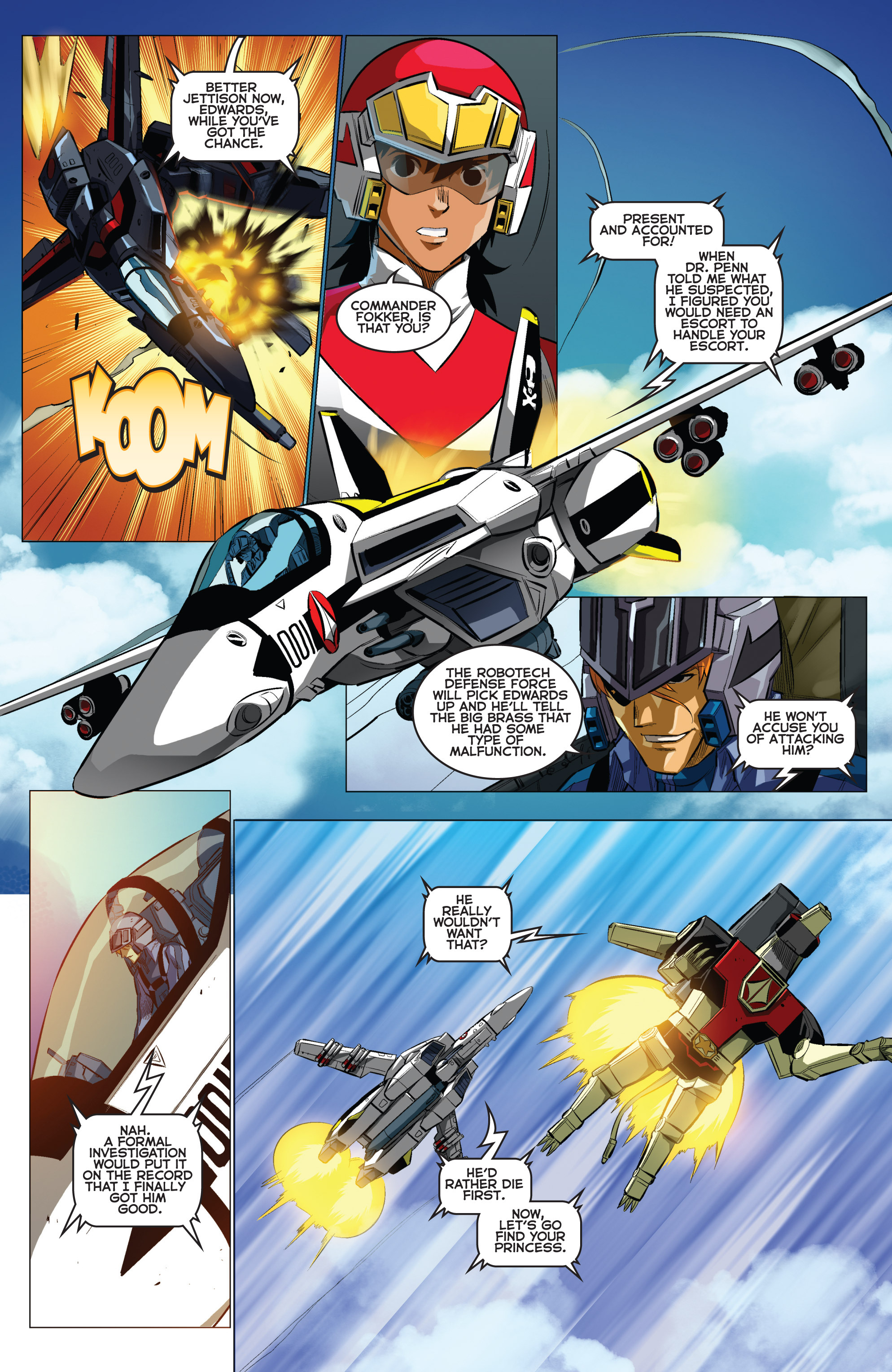 Read online Robotech/Voltron comic -  Issue #4 - 22