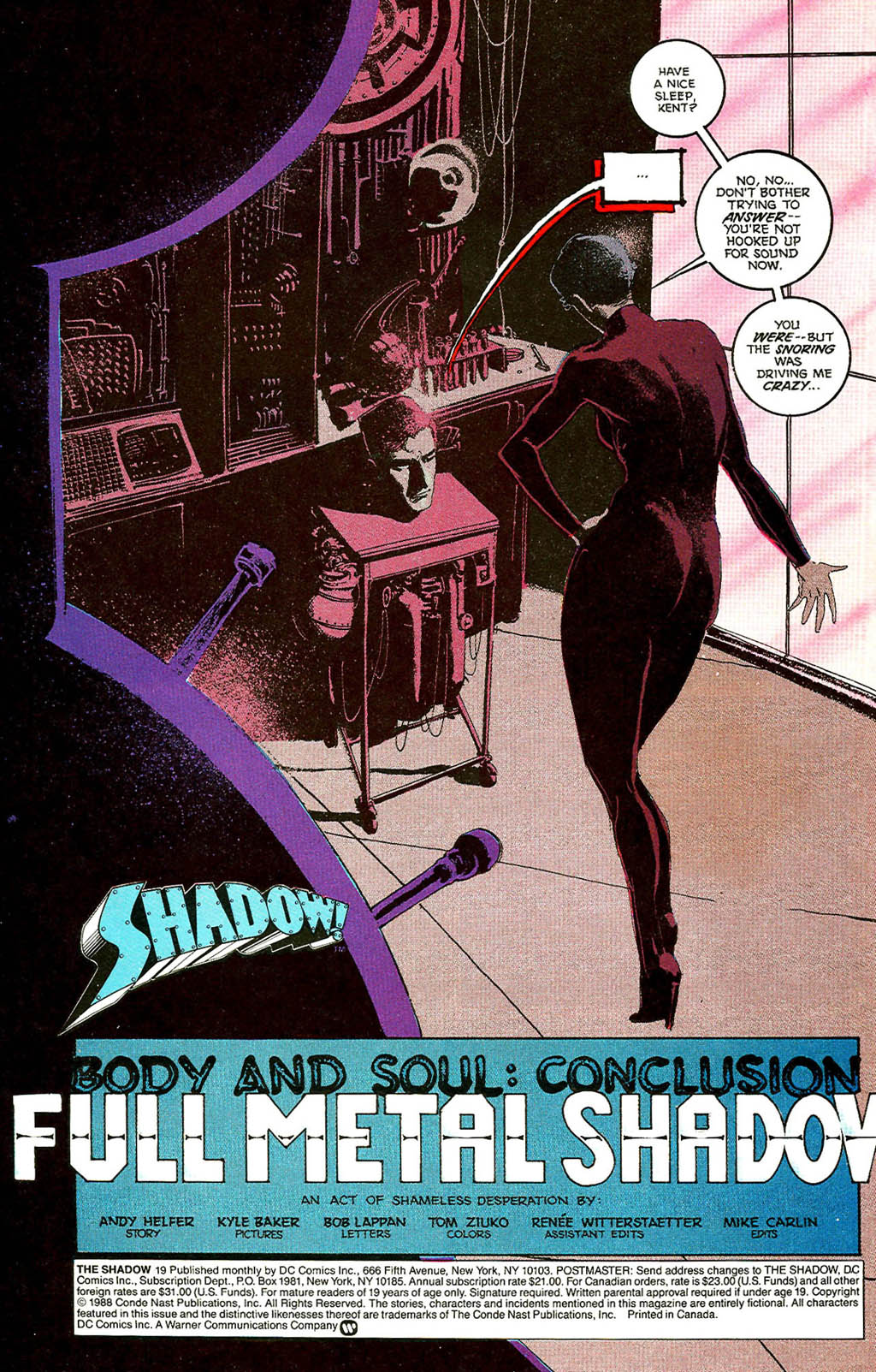 Read online The Shadow (1987) comic -  Issue #19 - 4