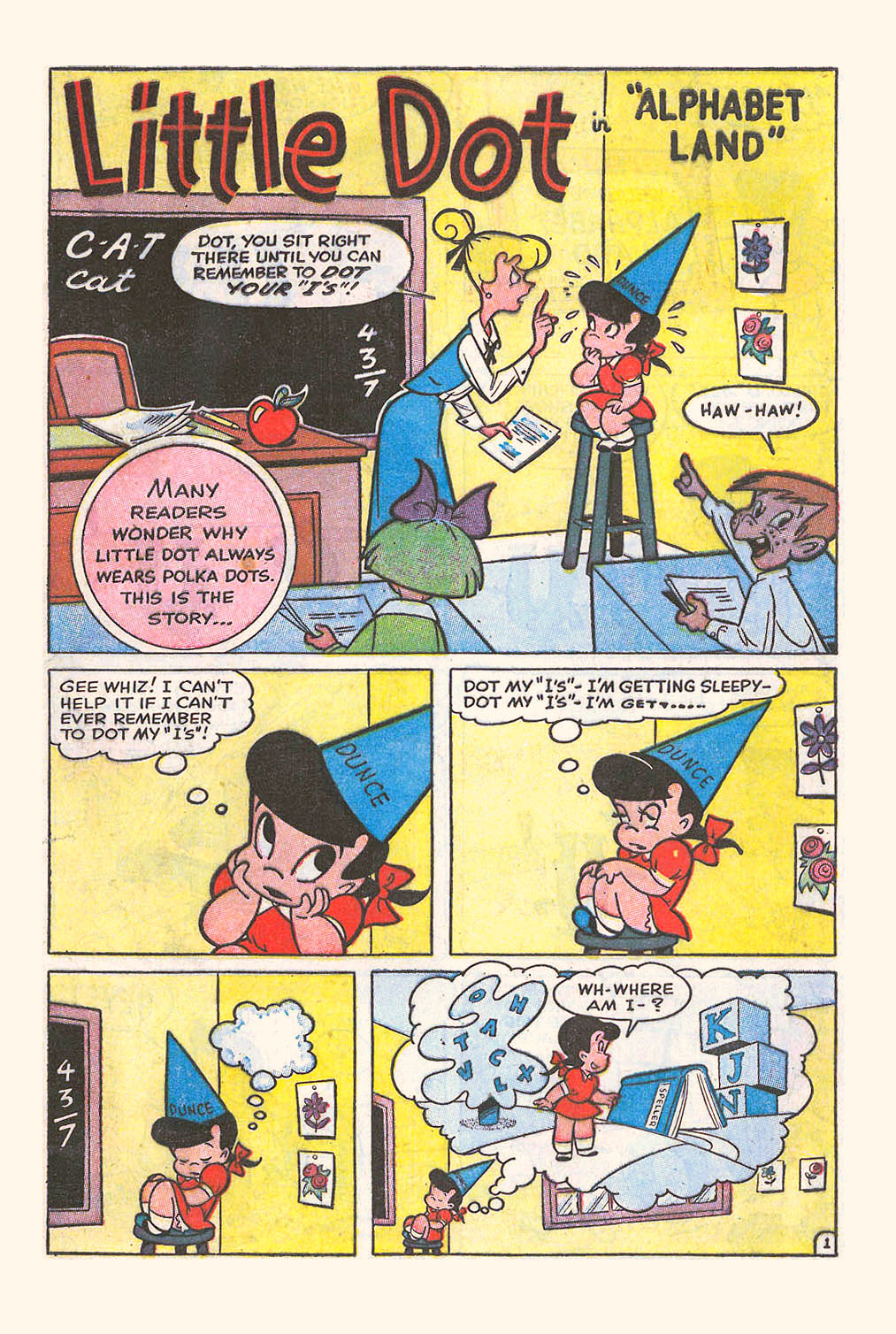 Read online Little Dot (1953) comic -  Issue #5 - 5