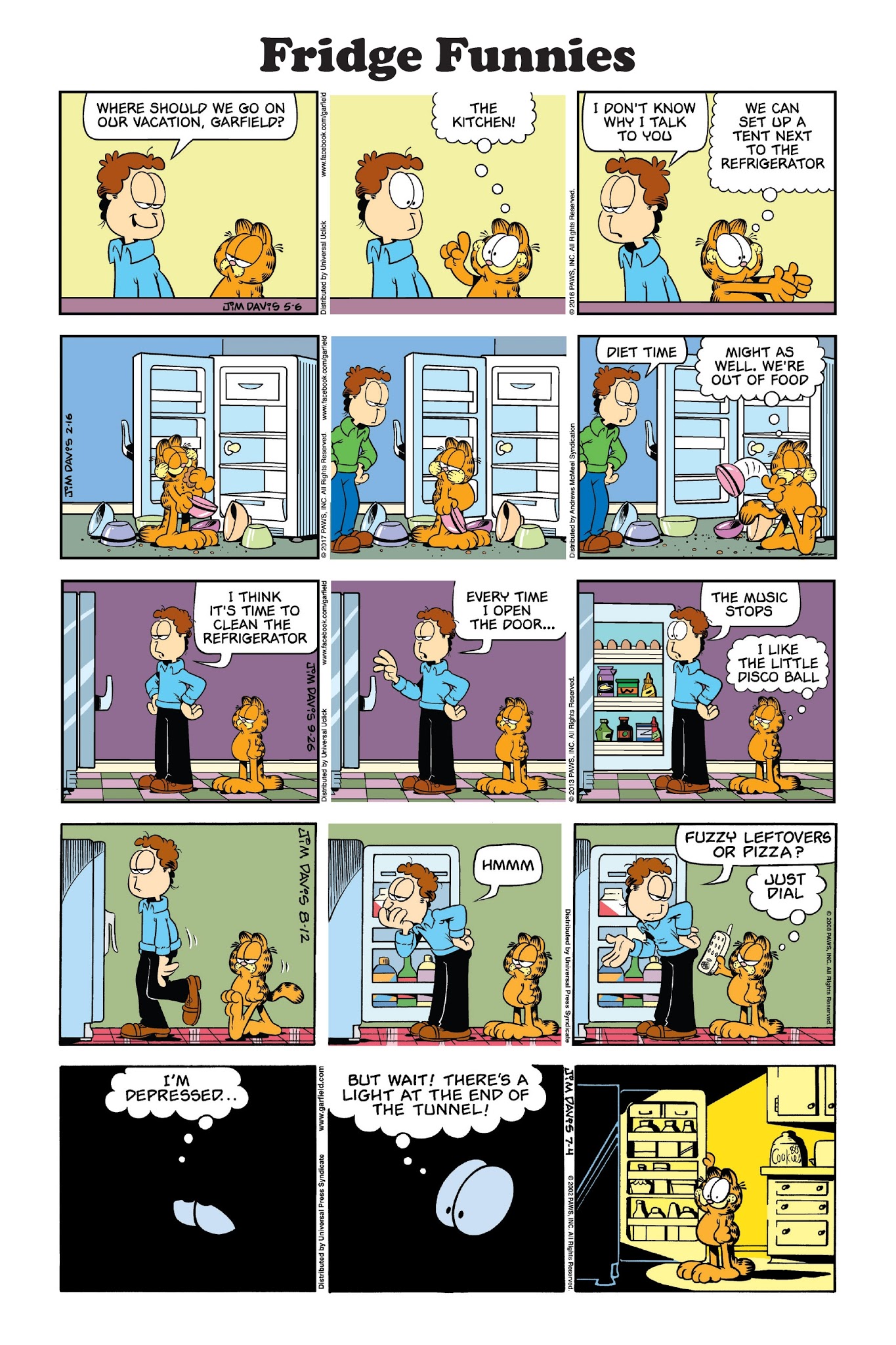 Read online Garfield: The Thing In the Fridge comic -  Issue # TPB - 88
