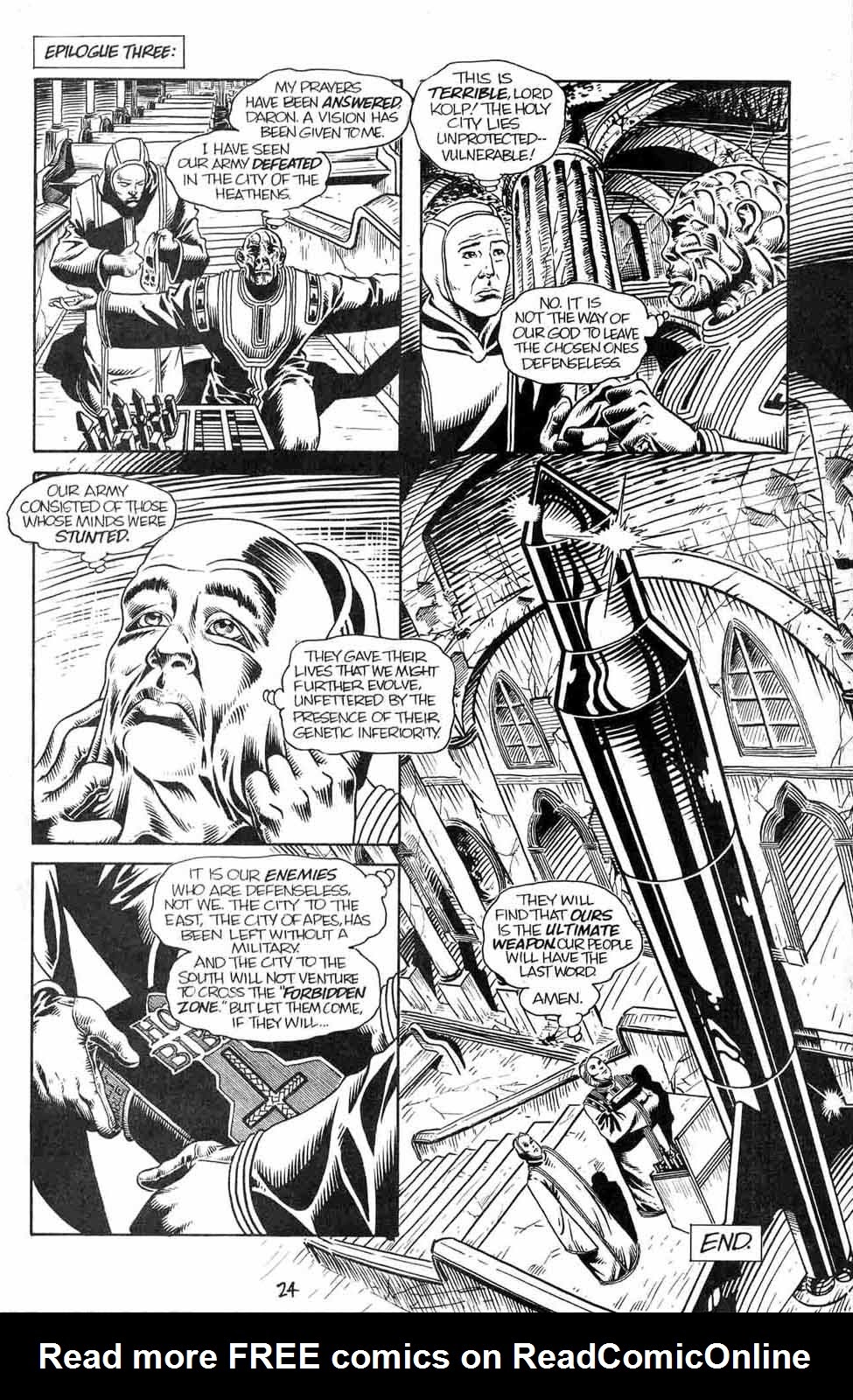 Read online Planet of the Apes: The Forbidden Zone comic -  Issue #4 - 26