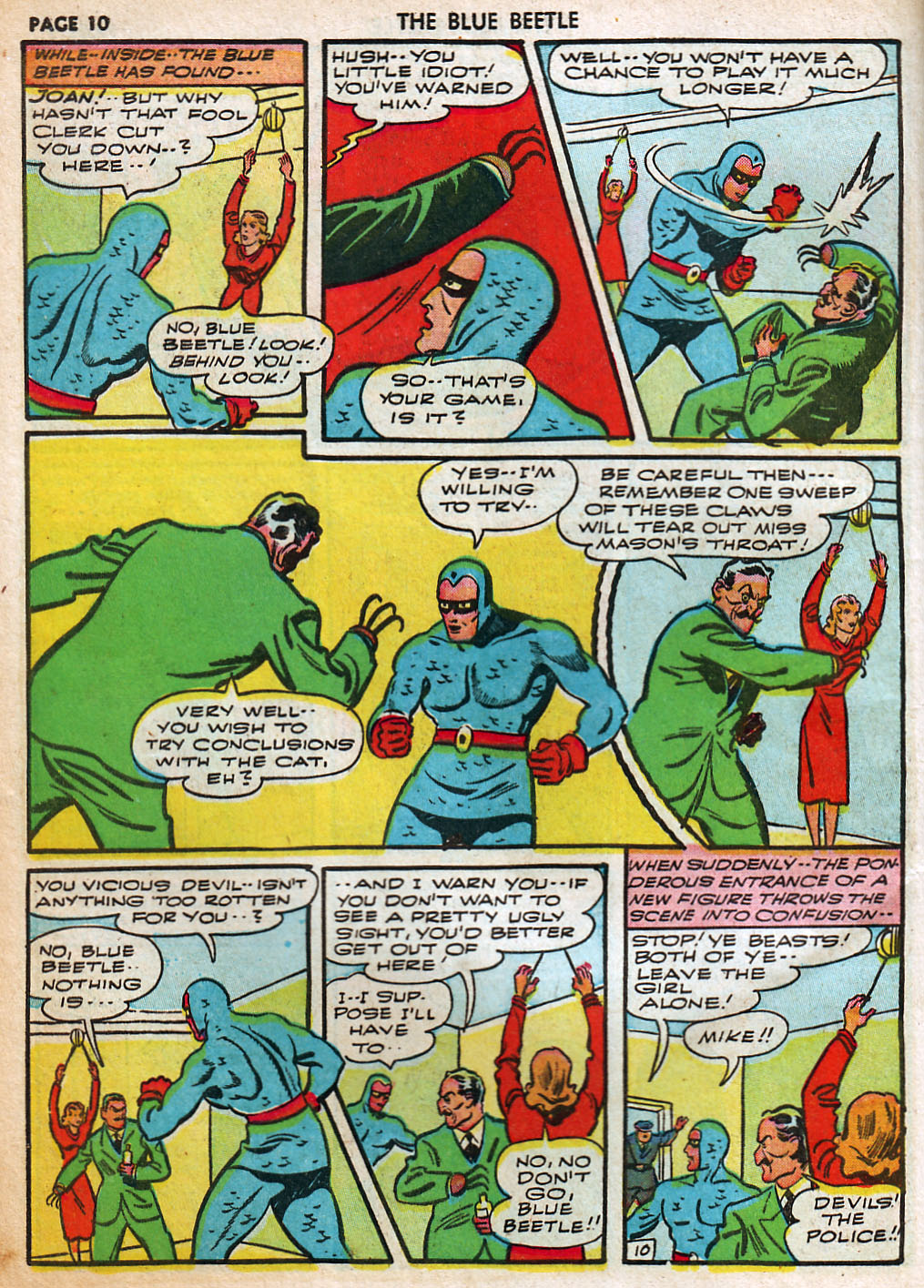 Read online The Blue Beetle comic -  Issue #11 - 12