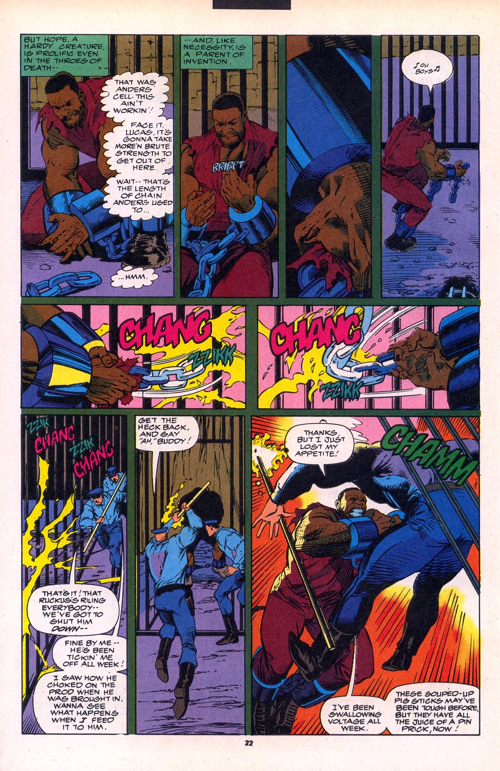 Read online Cage (1992) comic -  Issue #6 - 17
