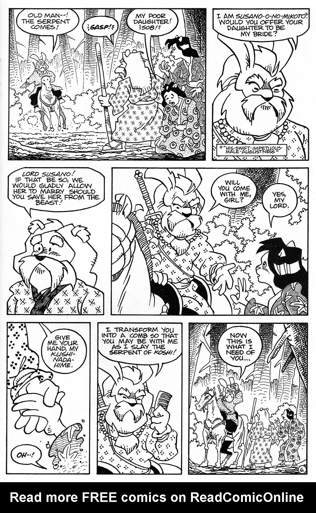 Read online Usagi Yojimbo (1996) comic -  Issue #13 - 14