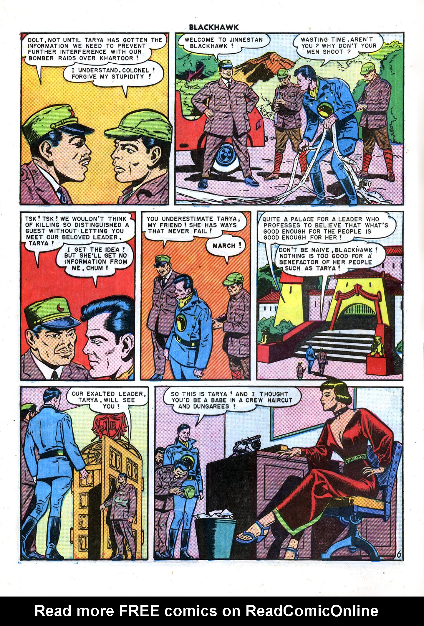 Read online Blackhawk (1957) comic -  Issue #36 - 8