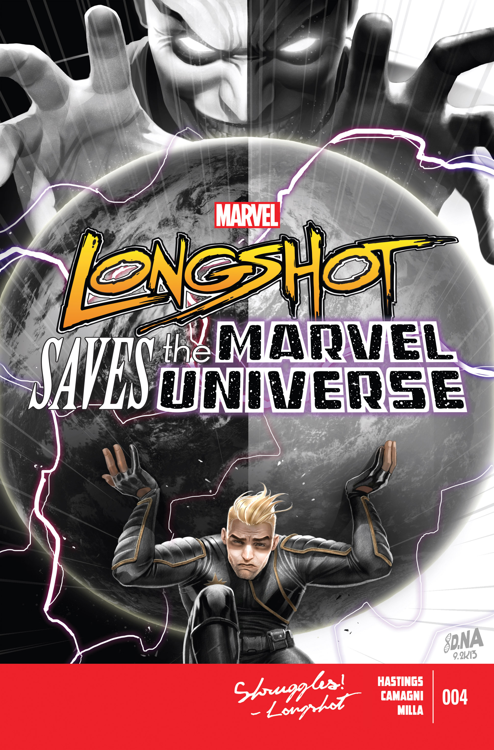 Read online Longshot Saves the Marvel Universe comic -  Issue #4 - 1