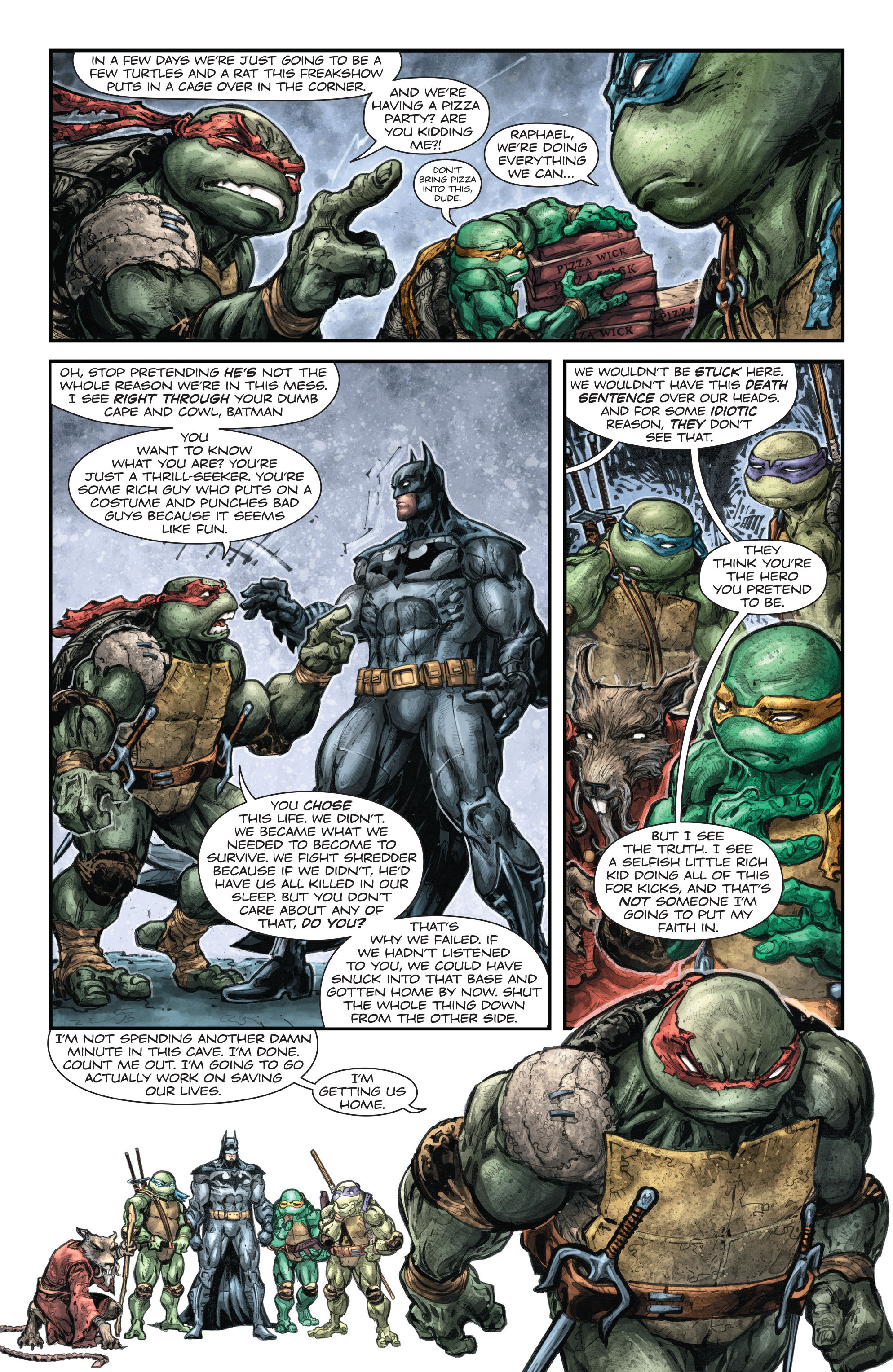 Read online Batman/Teenage Mutant Ninja Turtles comic -  Issue #4 - 14