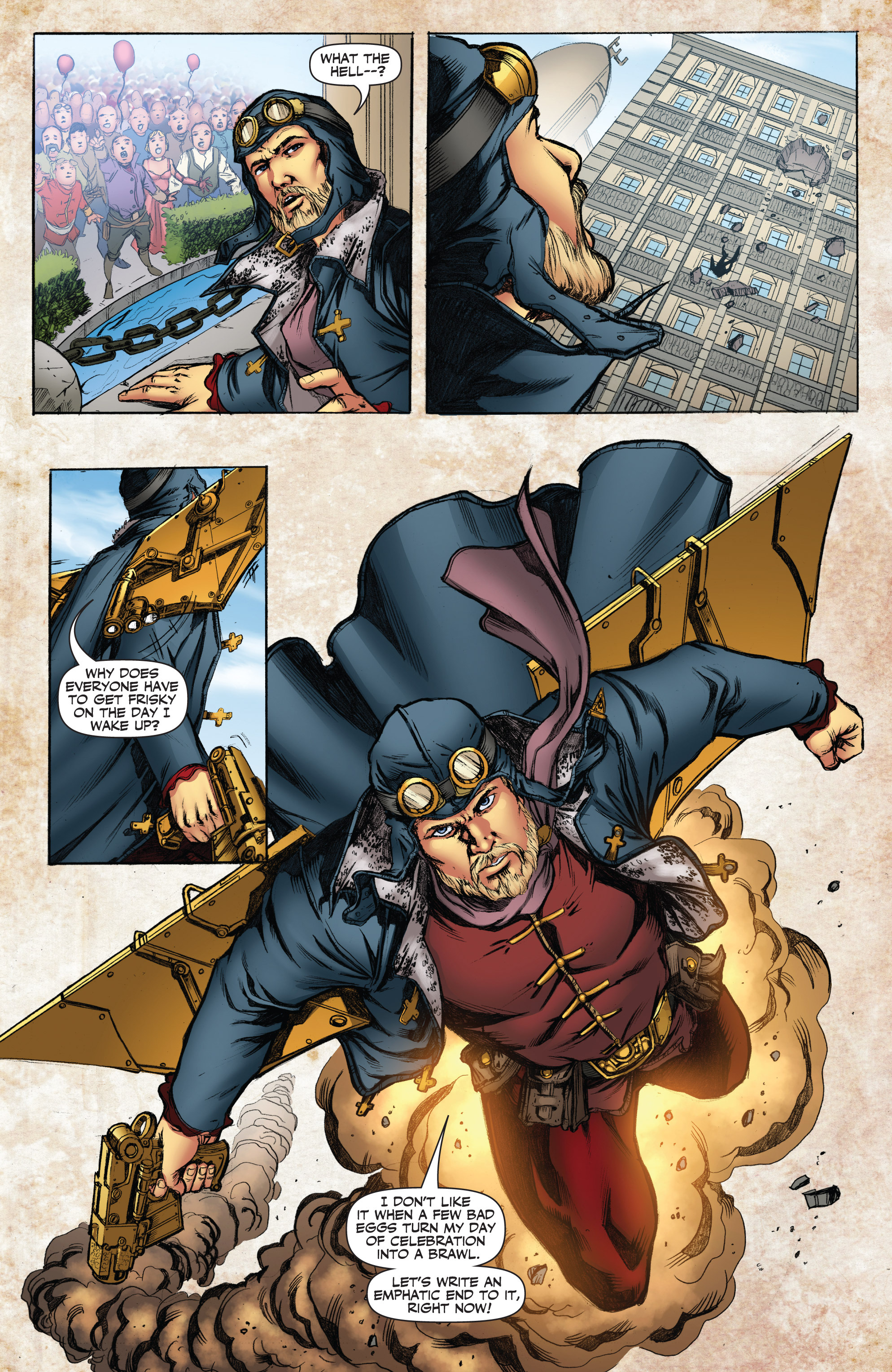 Read online Legenderry: A Steampunk Adventure comic -  Issue #5 - 18