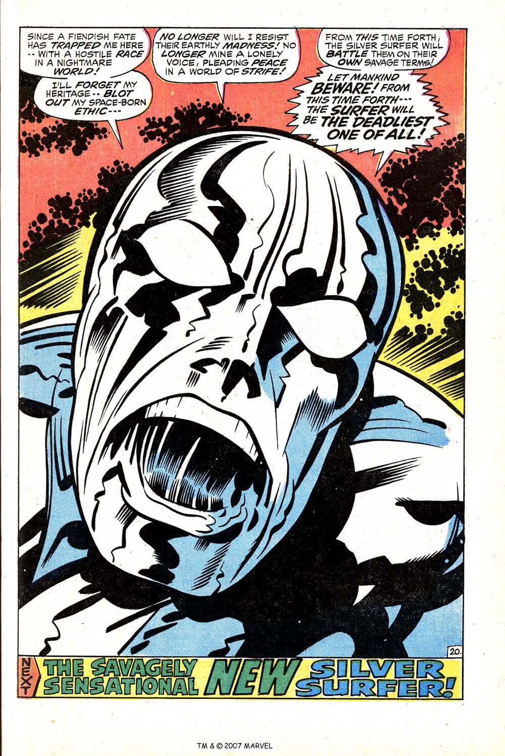 Read online Silver Surfer (1968) comic -  Issue #18 - 29