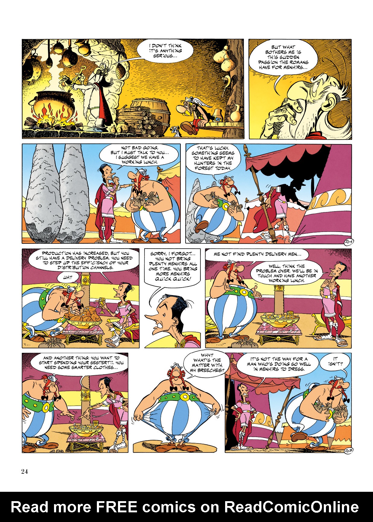 Read online Asterix comic -  Issue #23 - 25