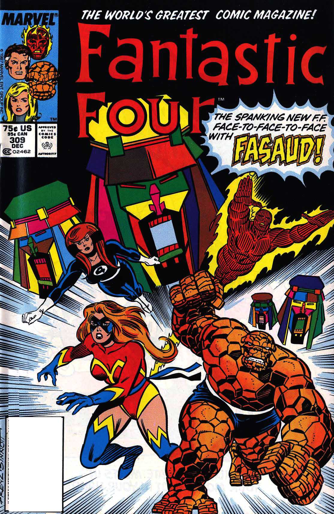 Read online Fantastic Four (1961) comic -  Issue #309 - 1