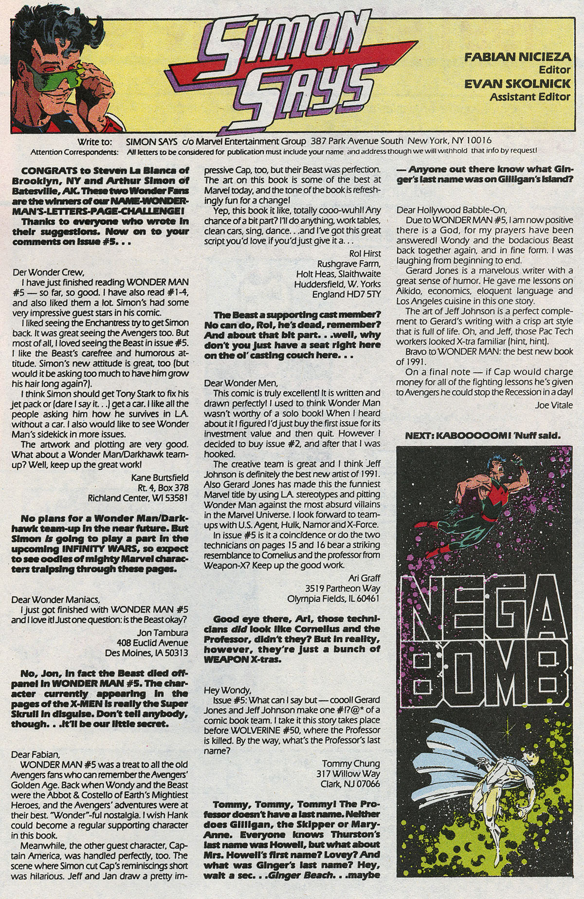 Read online Wonder Man (1991) comic -  Issue #8 - 22