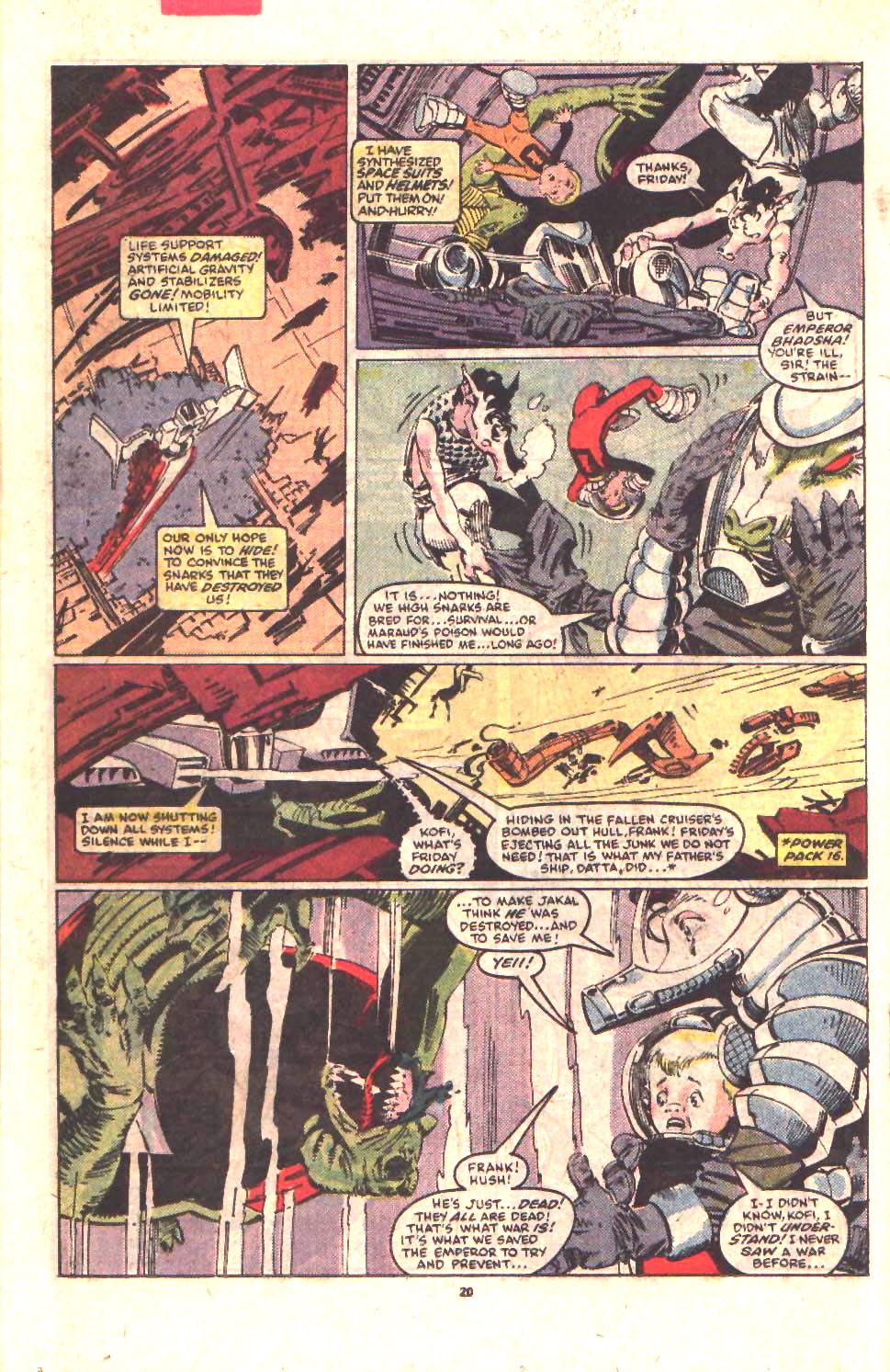 Read online Power Pack (1984) comic -  Issue #25 - 21