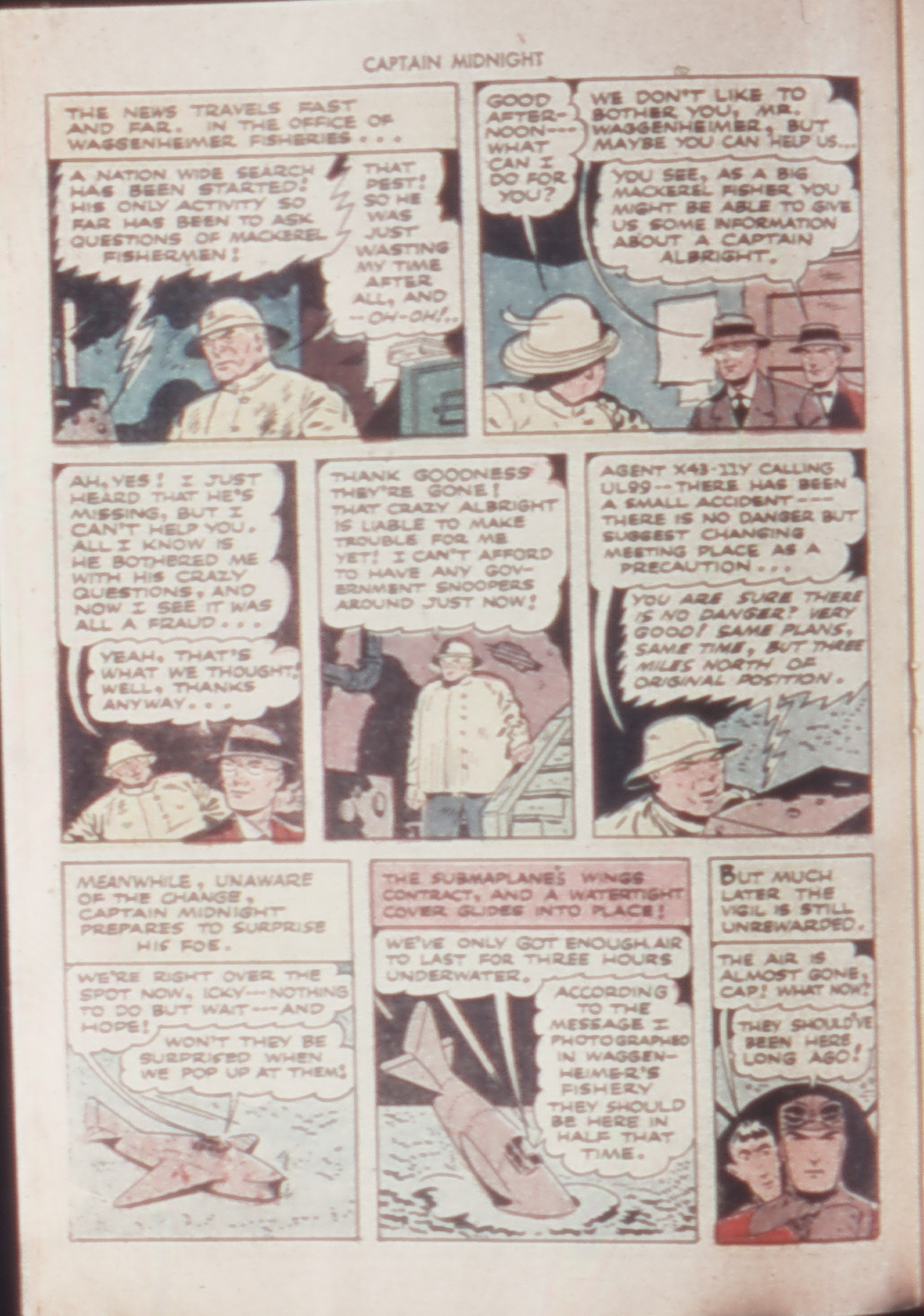 Read online Captain Midnight (1942) comic -  Issue #21 - 18