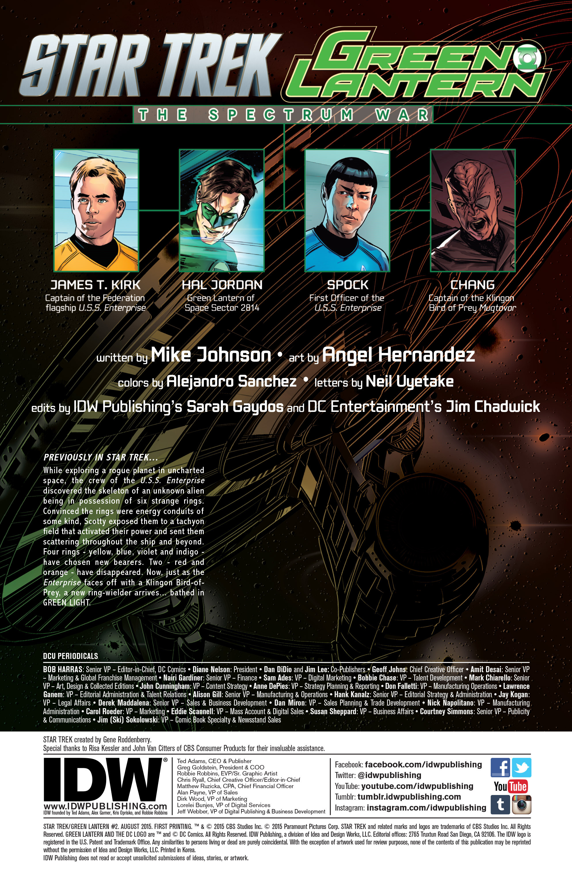 Read online Star Trek/Green Lantern (2015) comic -  Issue #2 - 2