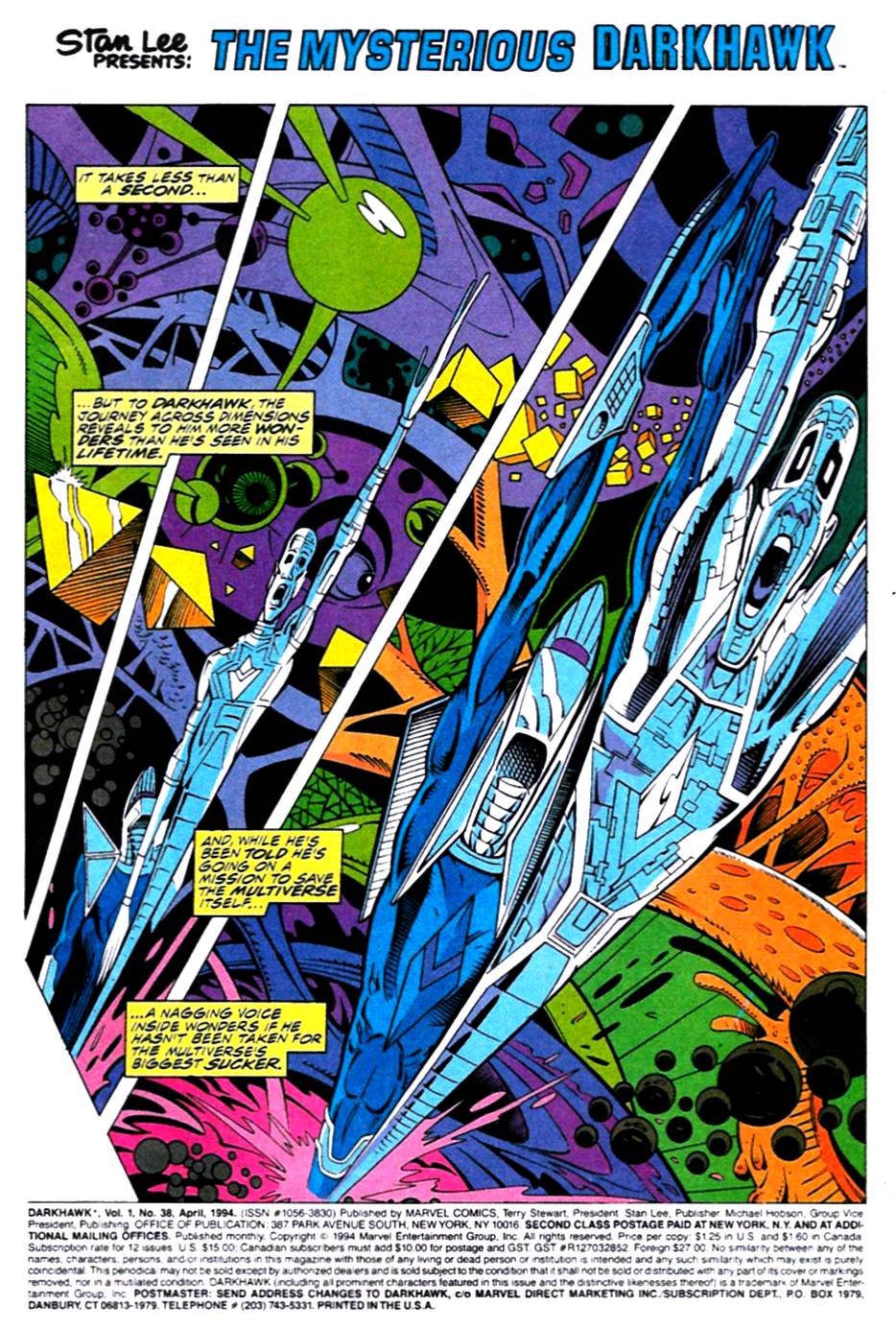 Read online Darkhawk (1991) comic -  Issue #38 - 2