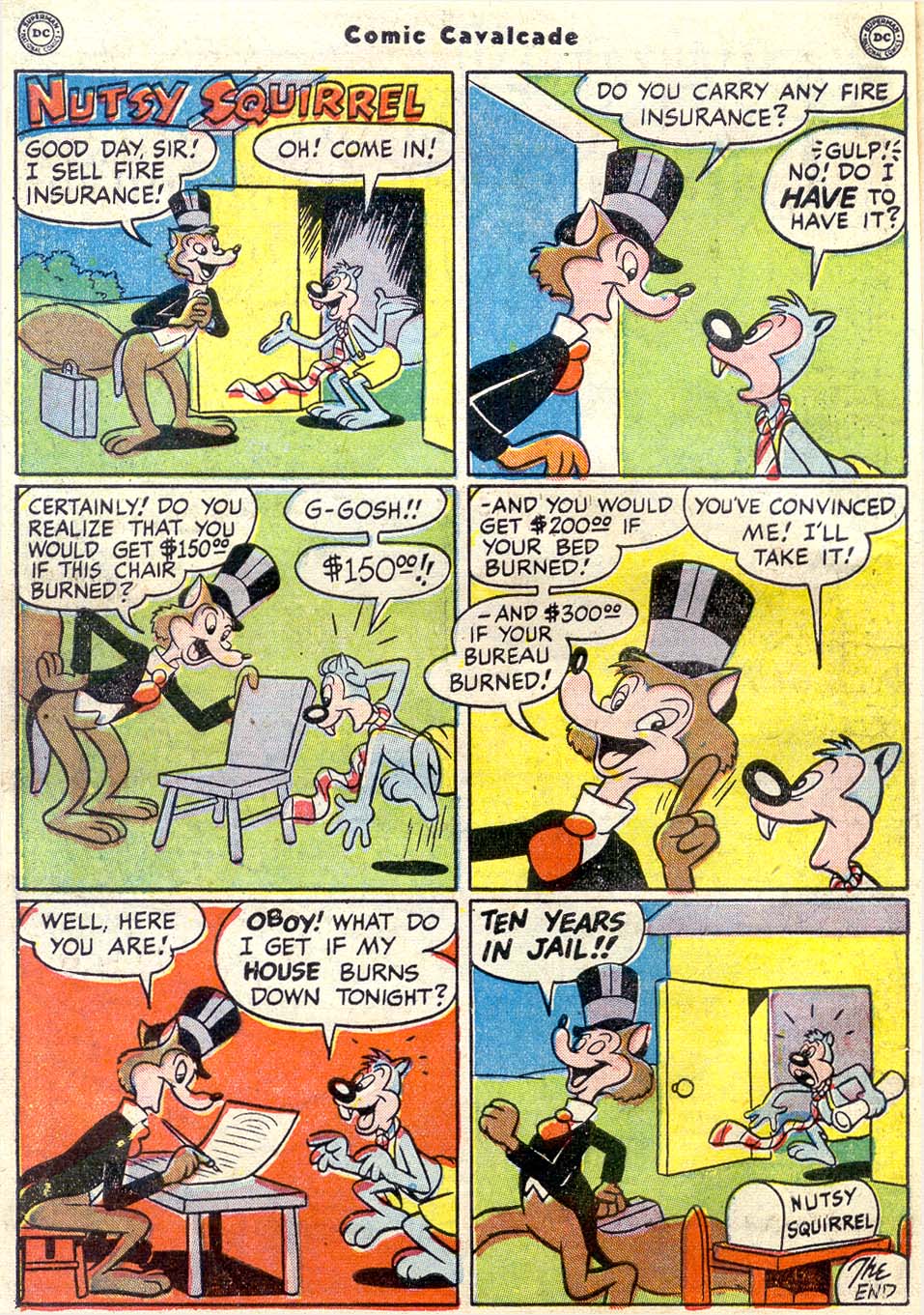 Read online Comic Cavalcade comic -  Issue #36 - 12