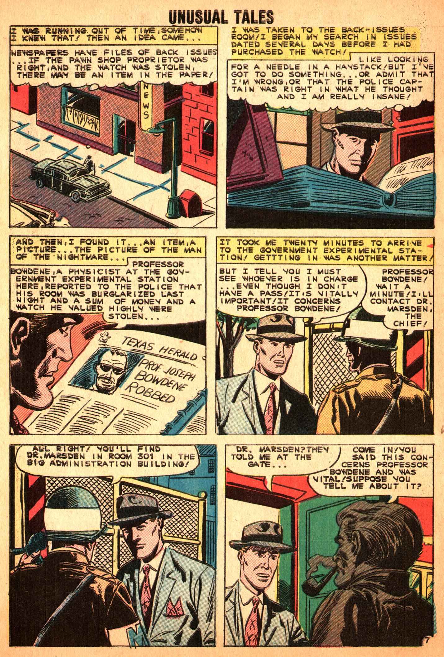 Read online Unusual Tales comic -  Issue #26 - 32