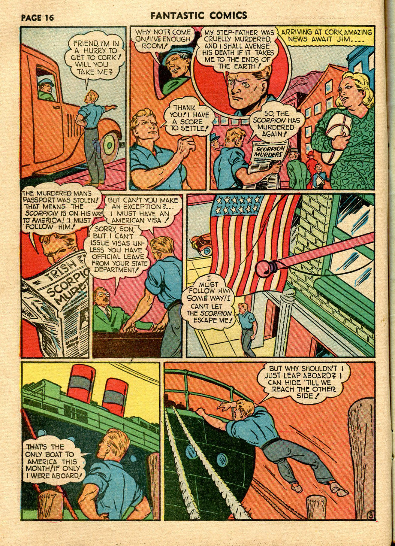 Read online Fantastic Comics comic -  Issue #21 - 18