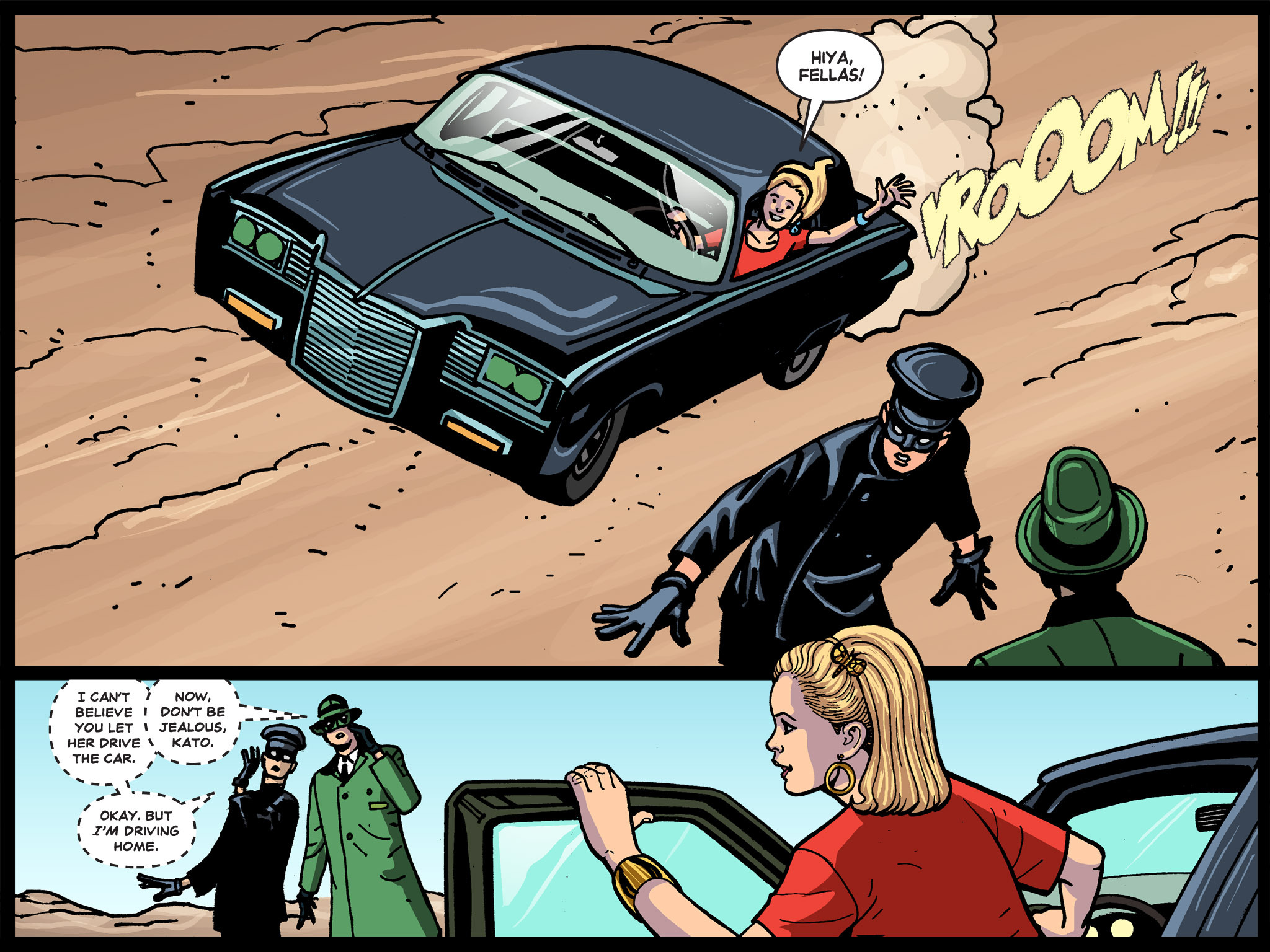 Read online Batman '66 Meets the Green Hornet [II] comic -  Issue #3 - 64
