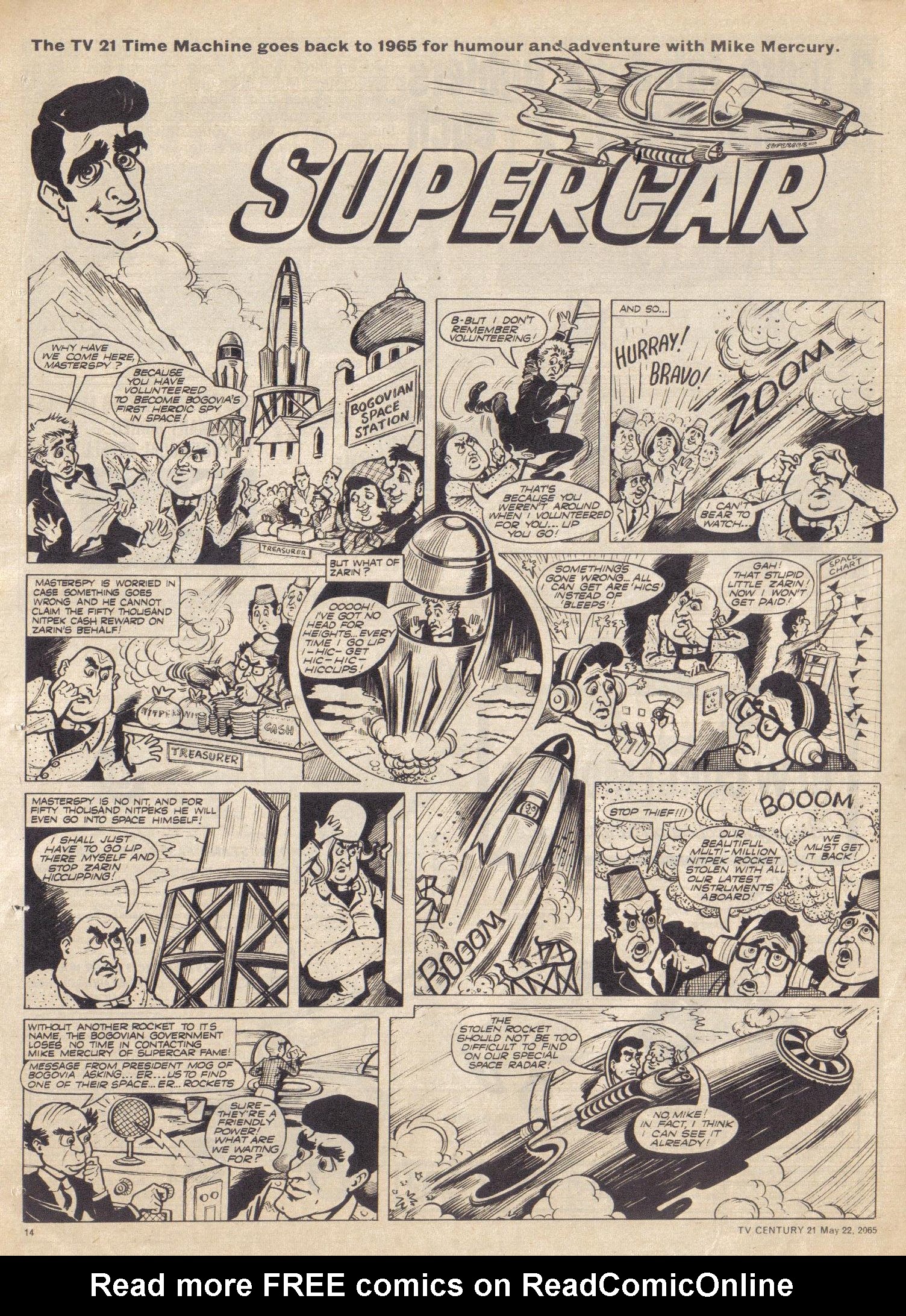 Read online TV Century 21 (TV 21) comic -  Issue #18 - 14